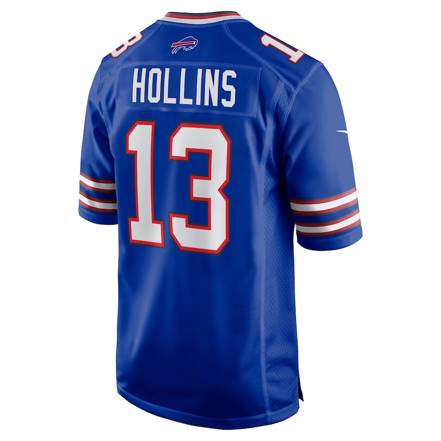Mack Hollins 13 Buffalo Bills Game Royal NFL Jersey Men's