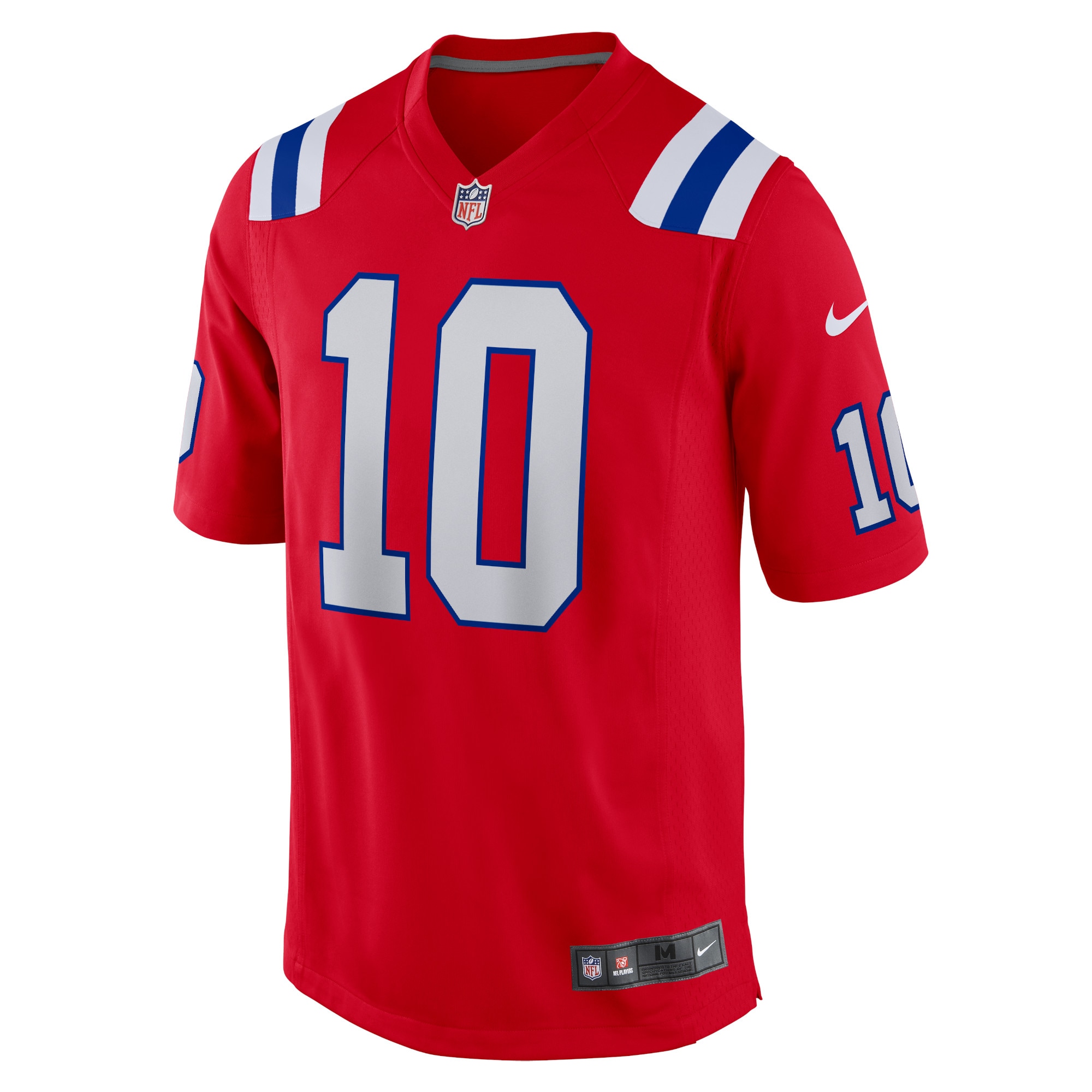 New England Patriots Mac Jones Red Game NFL Jersey Youth