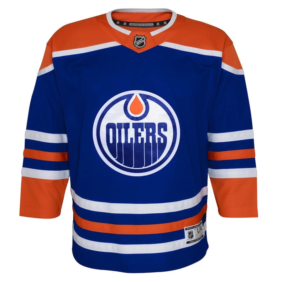 Edmonton Oilers Home NHL Jersey Youth