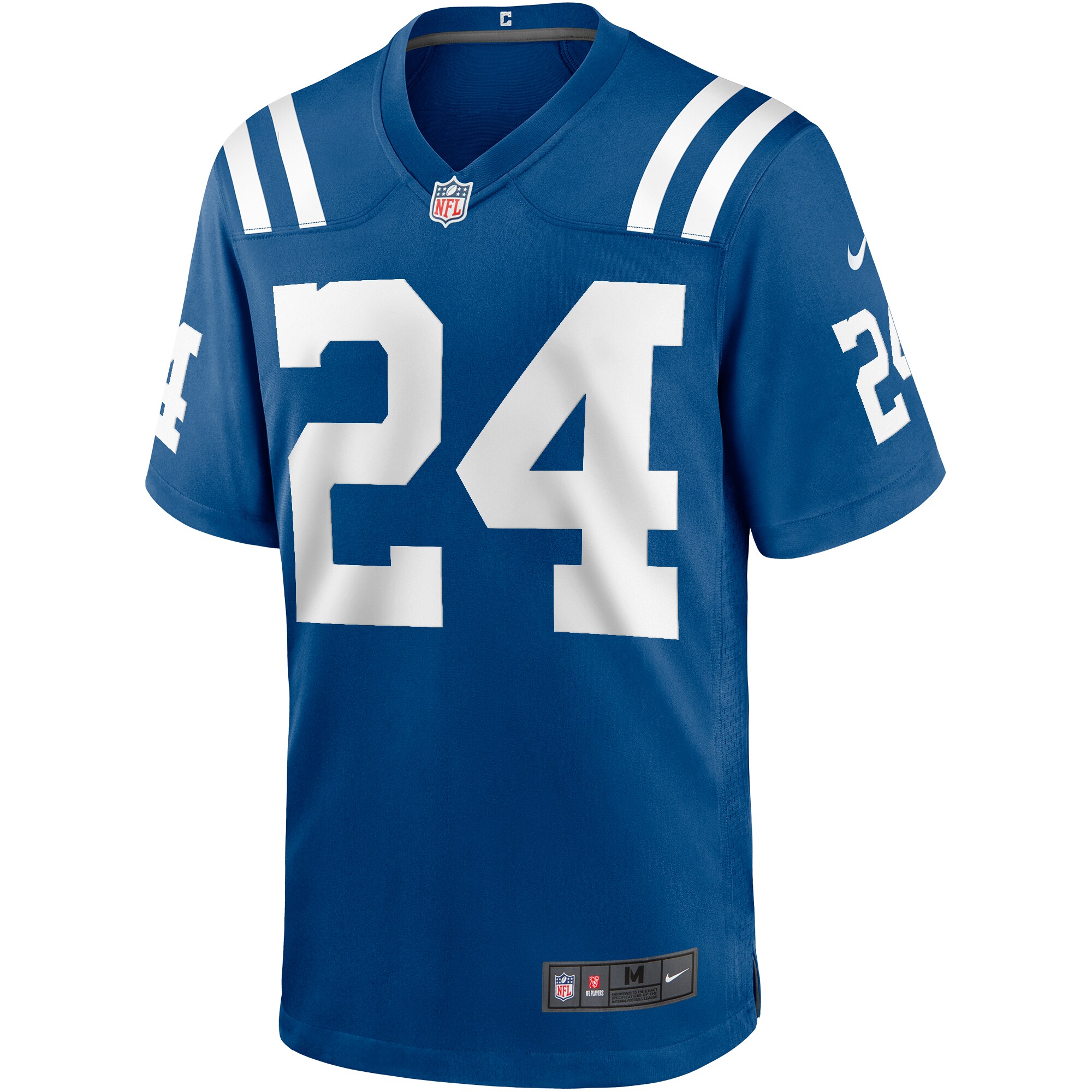 Indianapolis Colts Lenny Moore Royal Game Retired Player NFL Jersey Men's