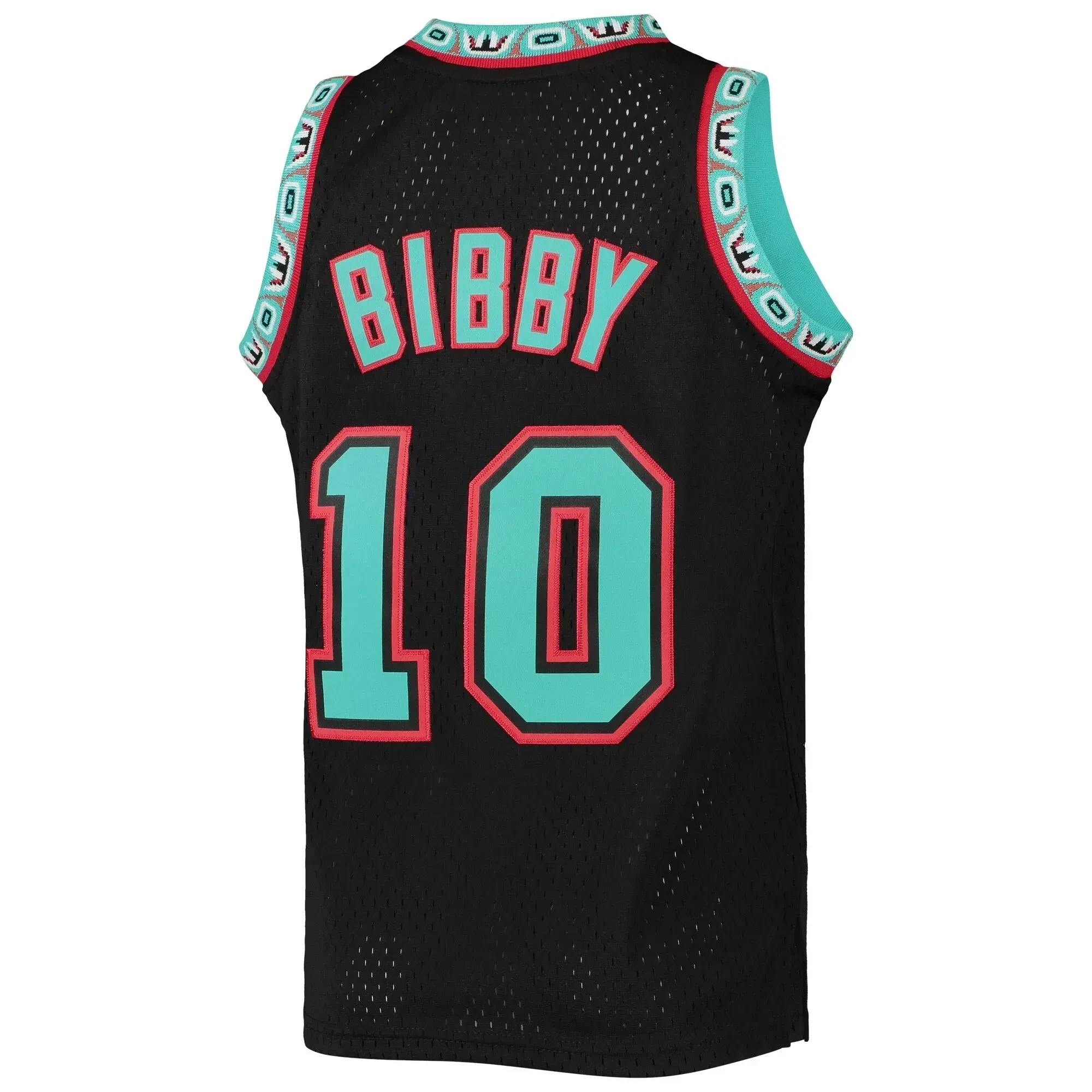 Mike Bibby Vancouver Grizzlies Mitchell Ness 1998-99 Hardwood Classics Reload Black NBA Jersey Youth