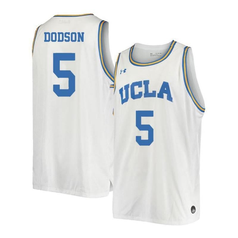 5 Armani Dodso White Retro Elite UCLA Bruins NCAA Jersey Men's