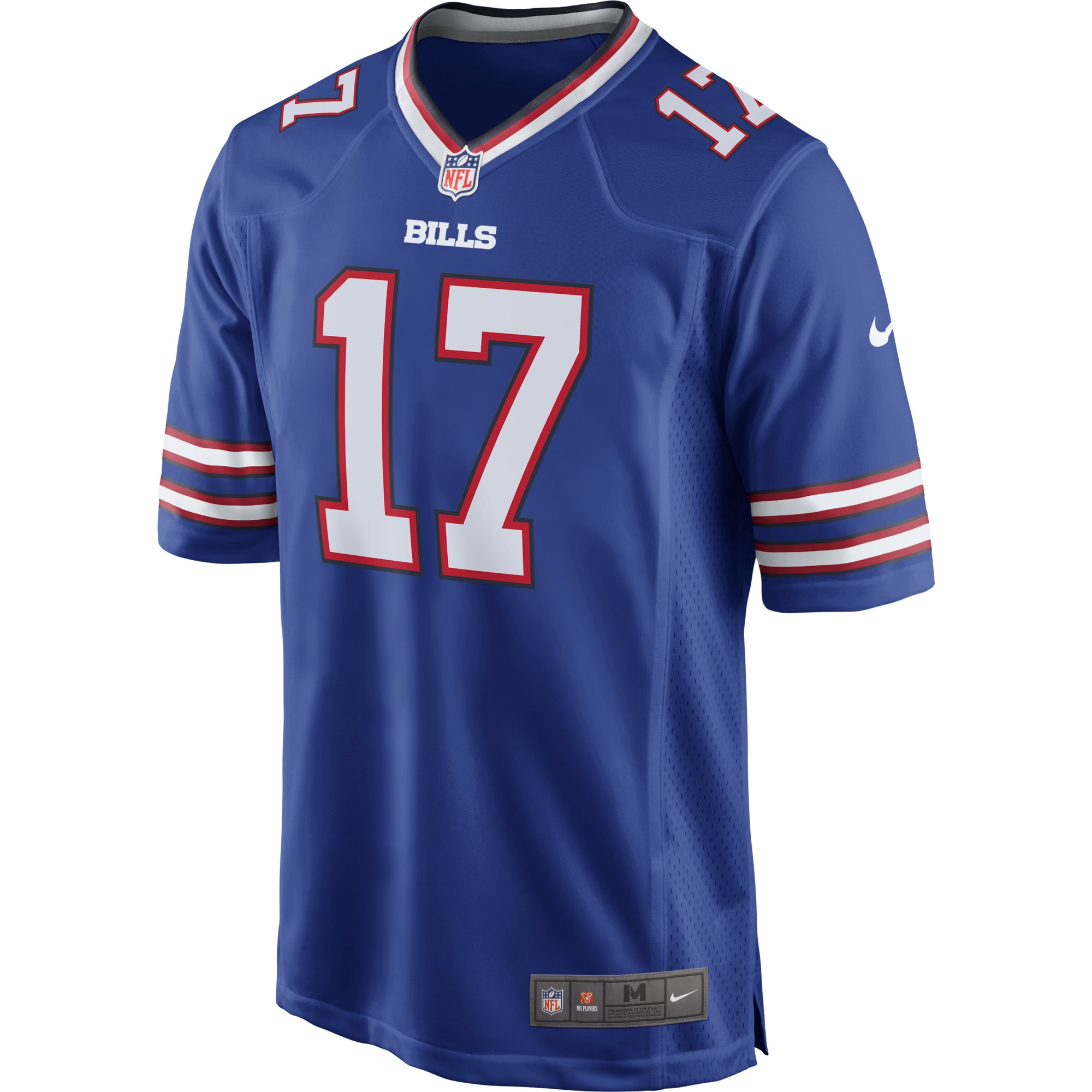 Buffalo Bills Josh Allen Royal Team Game Player NFL Jersey Men's