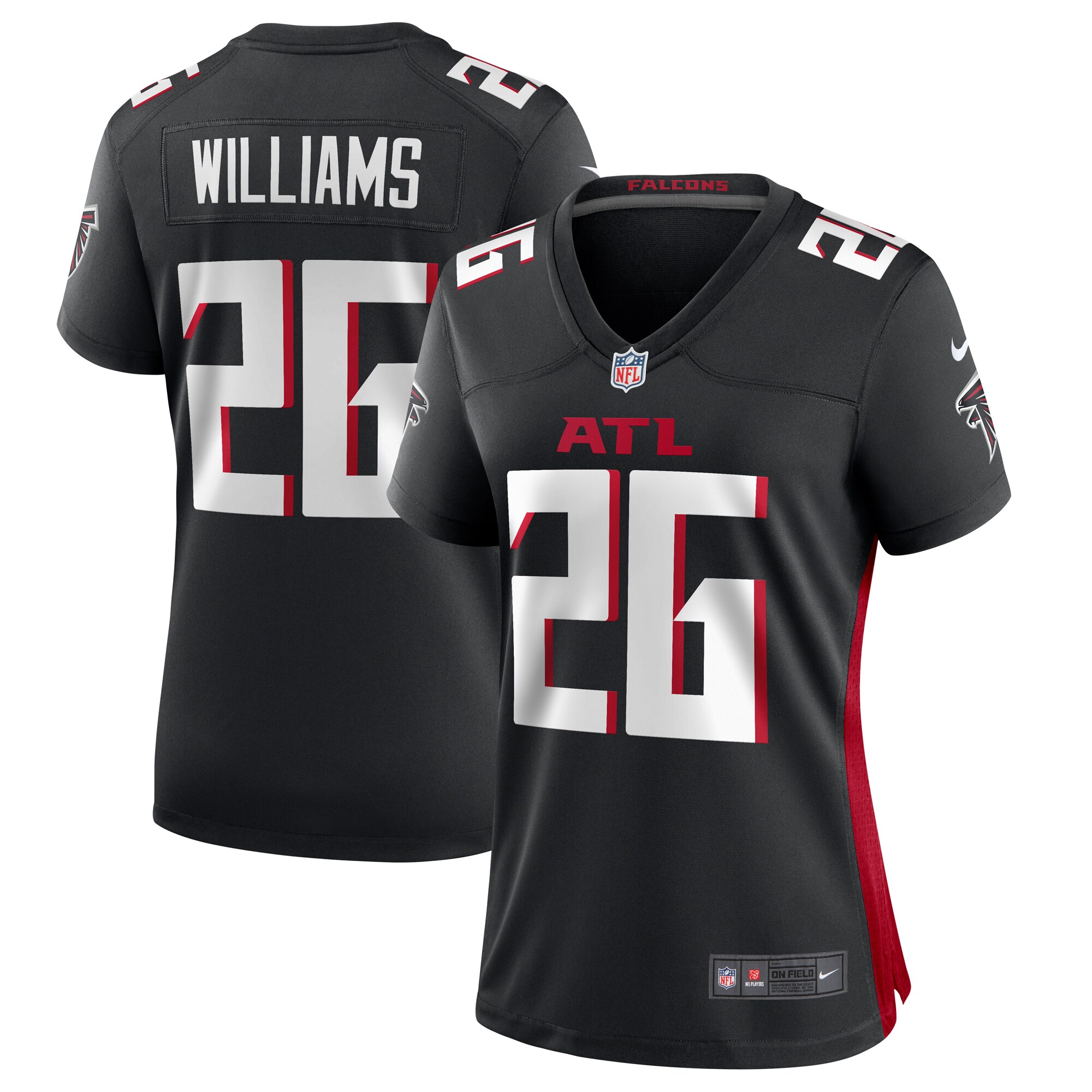 Atlanta Falcons Avery Williams Black Game NFL Jersey Women's
