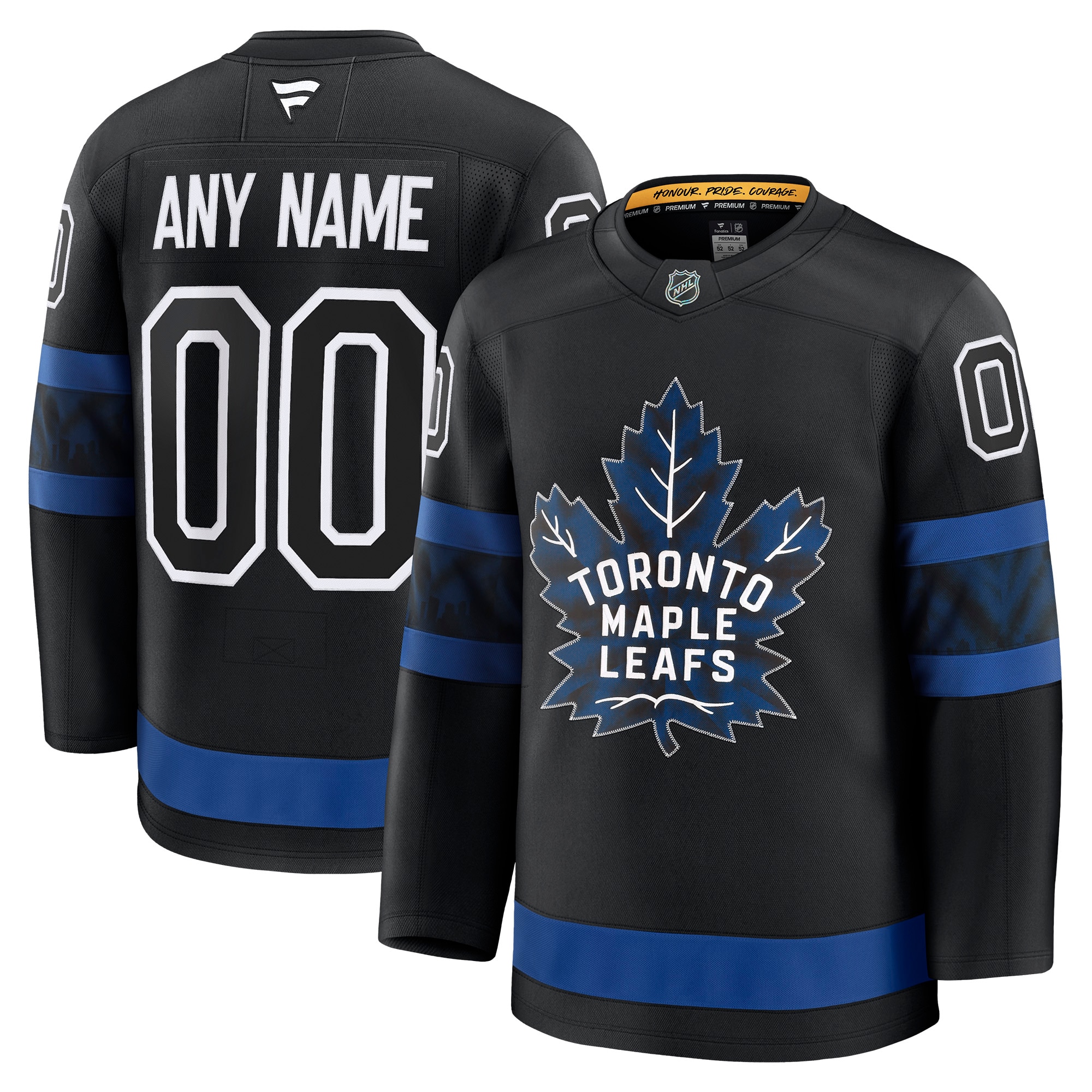 Toronto Maple Leafs x drew house Black Alternate Premium Custom NHL Jersey Men's