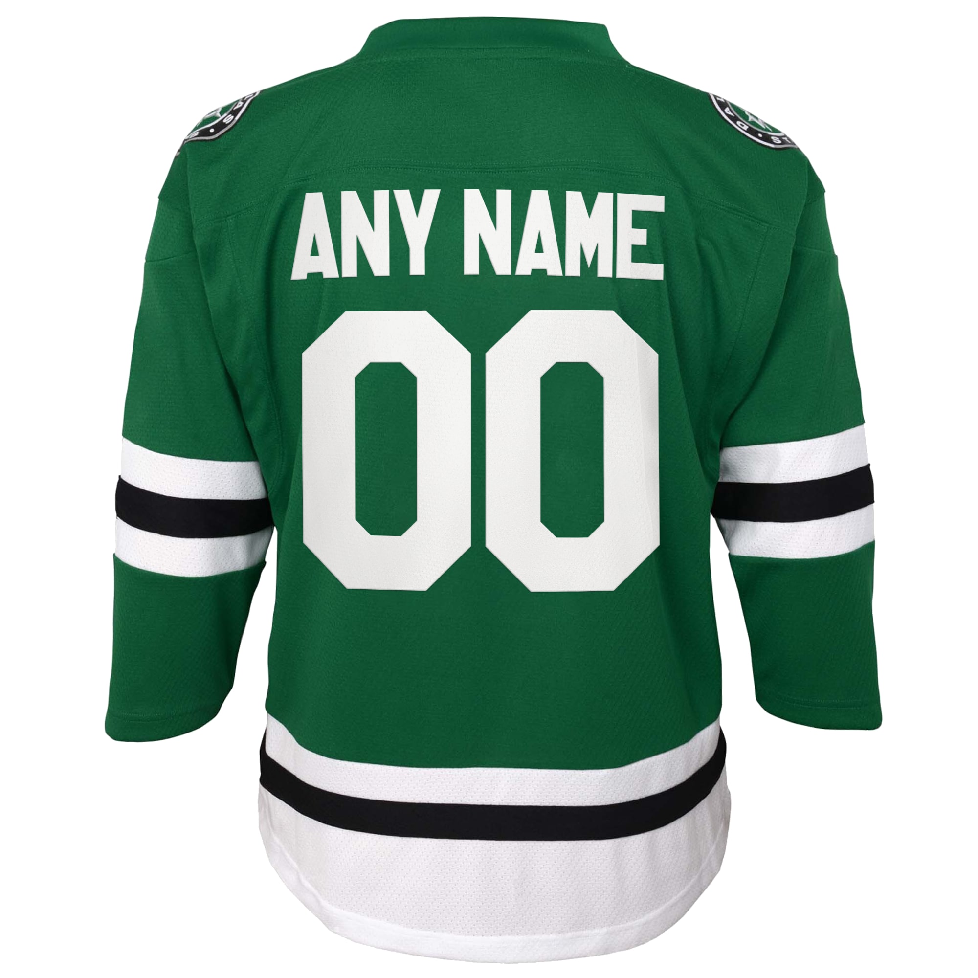 Dallas Stars Green Home Custom NHL Jersey Youth