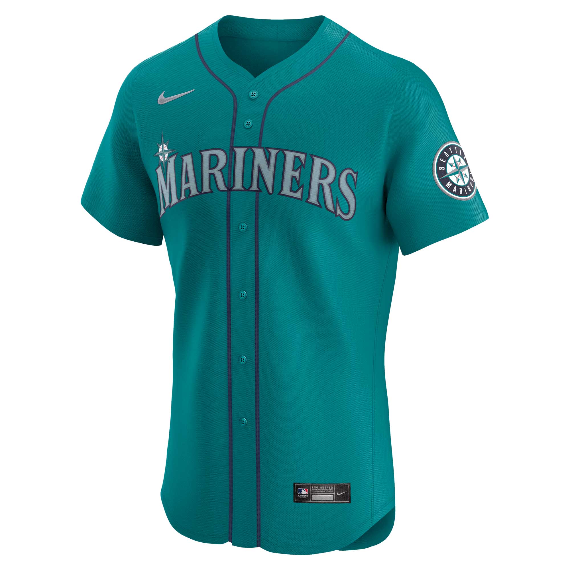 Seattle Mariners Julio Rodr?guez Aqua Alternate Elite Player MLB Jersey Men's