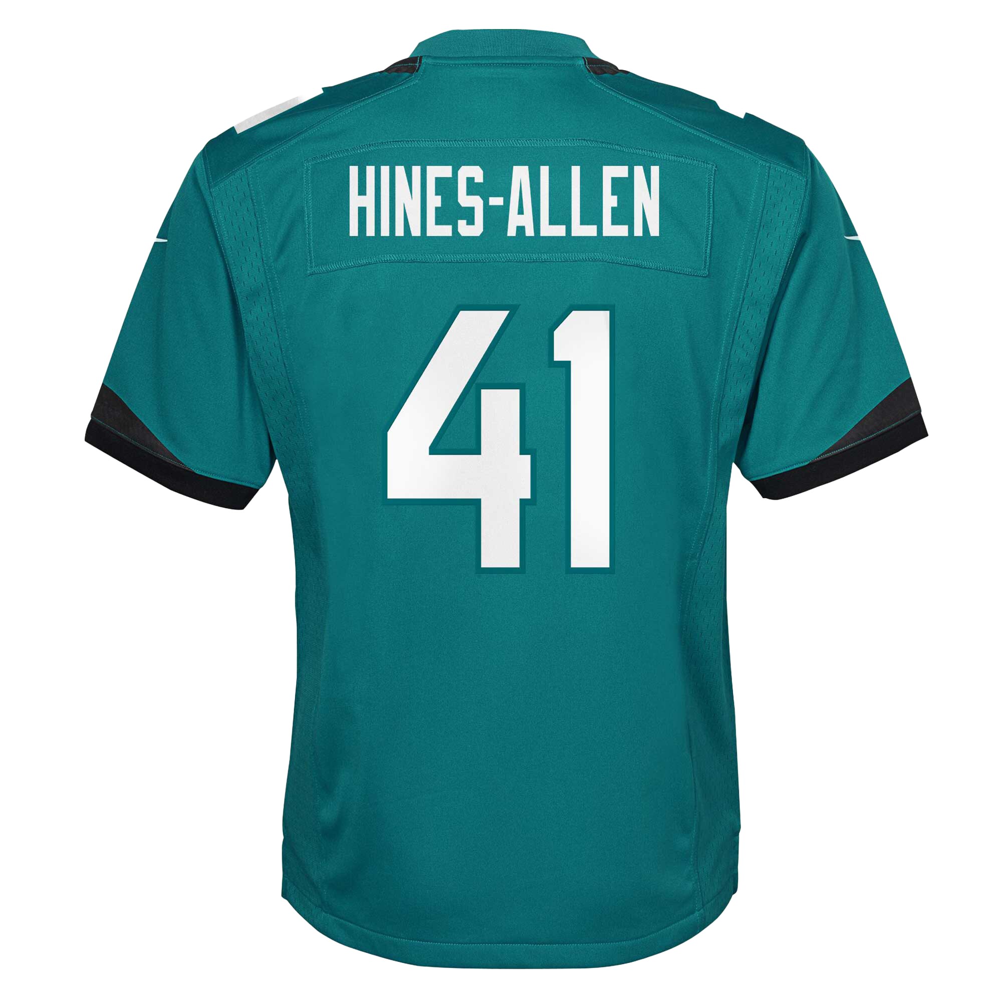 Jacksonville Jaguars Josh Hines-Allen Teal Team Game NFL Jersey Youth