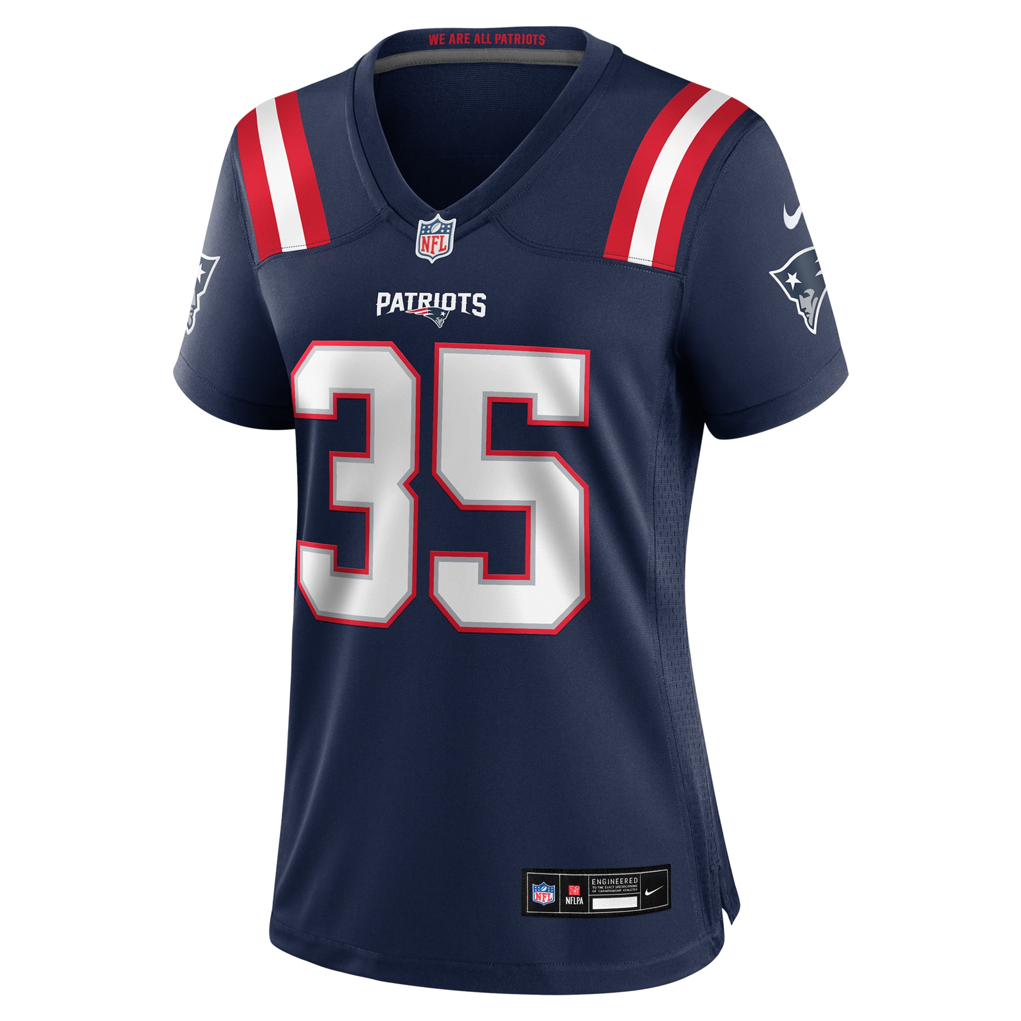 New England Patriots Miles Battle Navy Game NFL Jersey Women's
