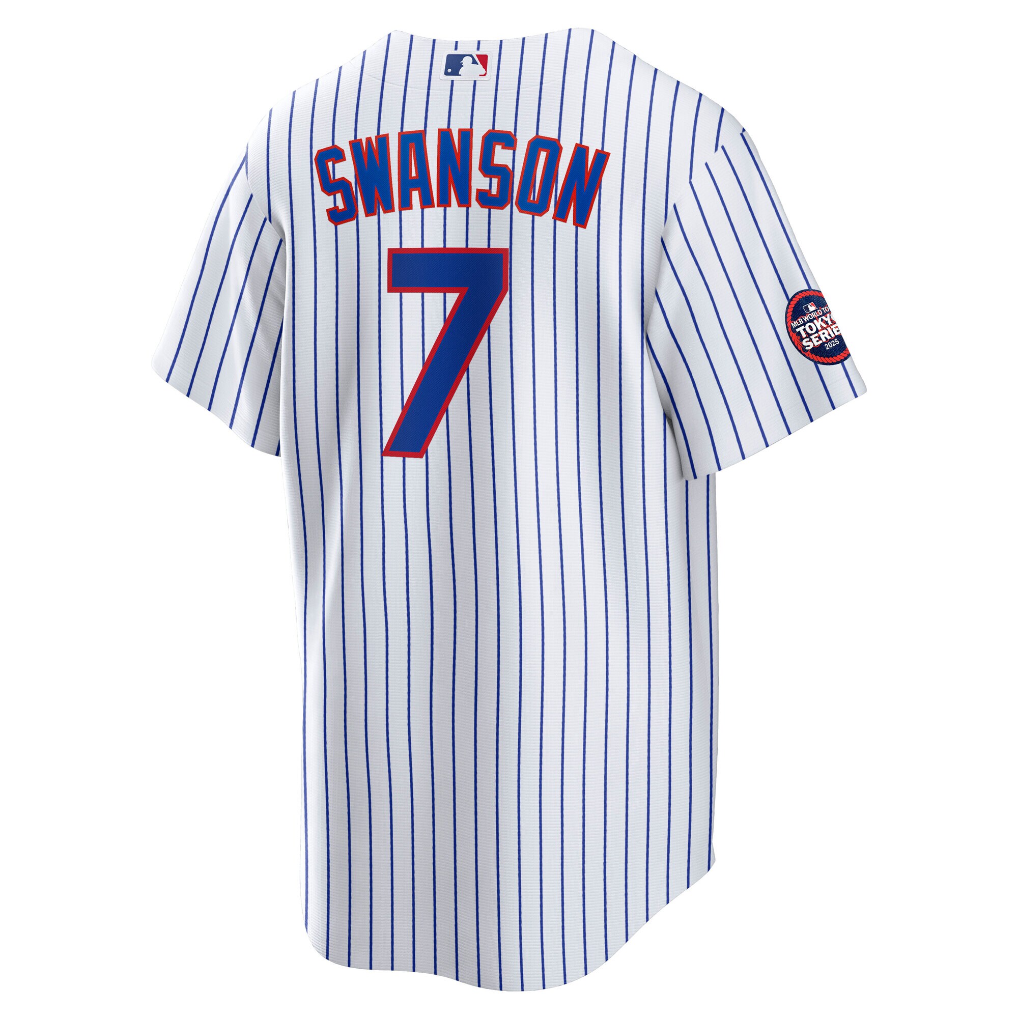 Chicago Cubs Dansby Swanson White 2025 World Tour: Tokyo Series Home Player MLB Jersey Men's