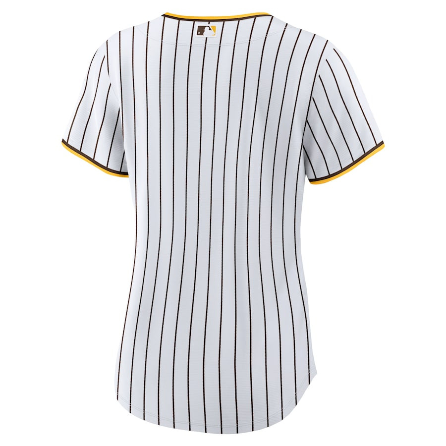 San Diego Padres Home Blank White MLB Jersey Women's