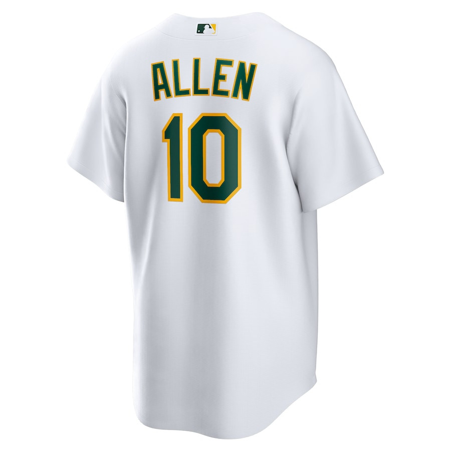 Nick Allen 10 Oakland Athletics Home White MLB Jersey Men's