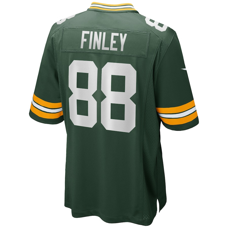 Jermichael Finley 88 Green Bay Packers Game Retired Green NFL Jersey Men's