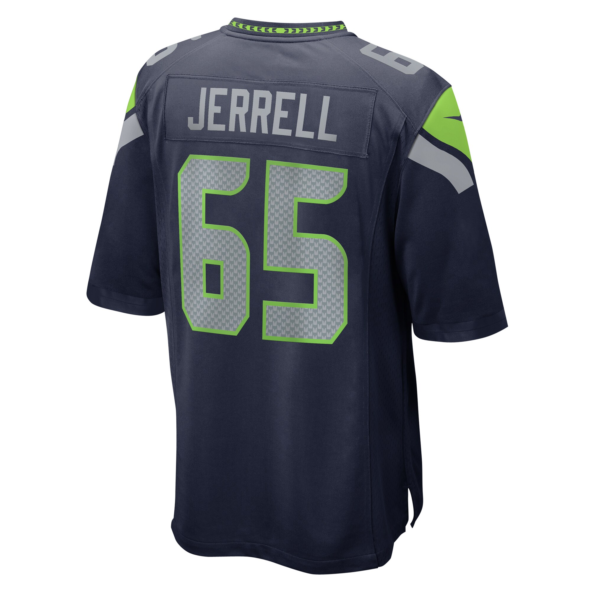 Seattle Seahawks Michael Jerrell College Navy Game NFL Jersey Men's