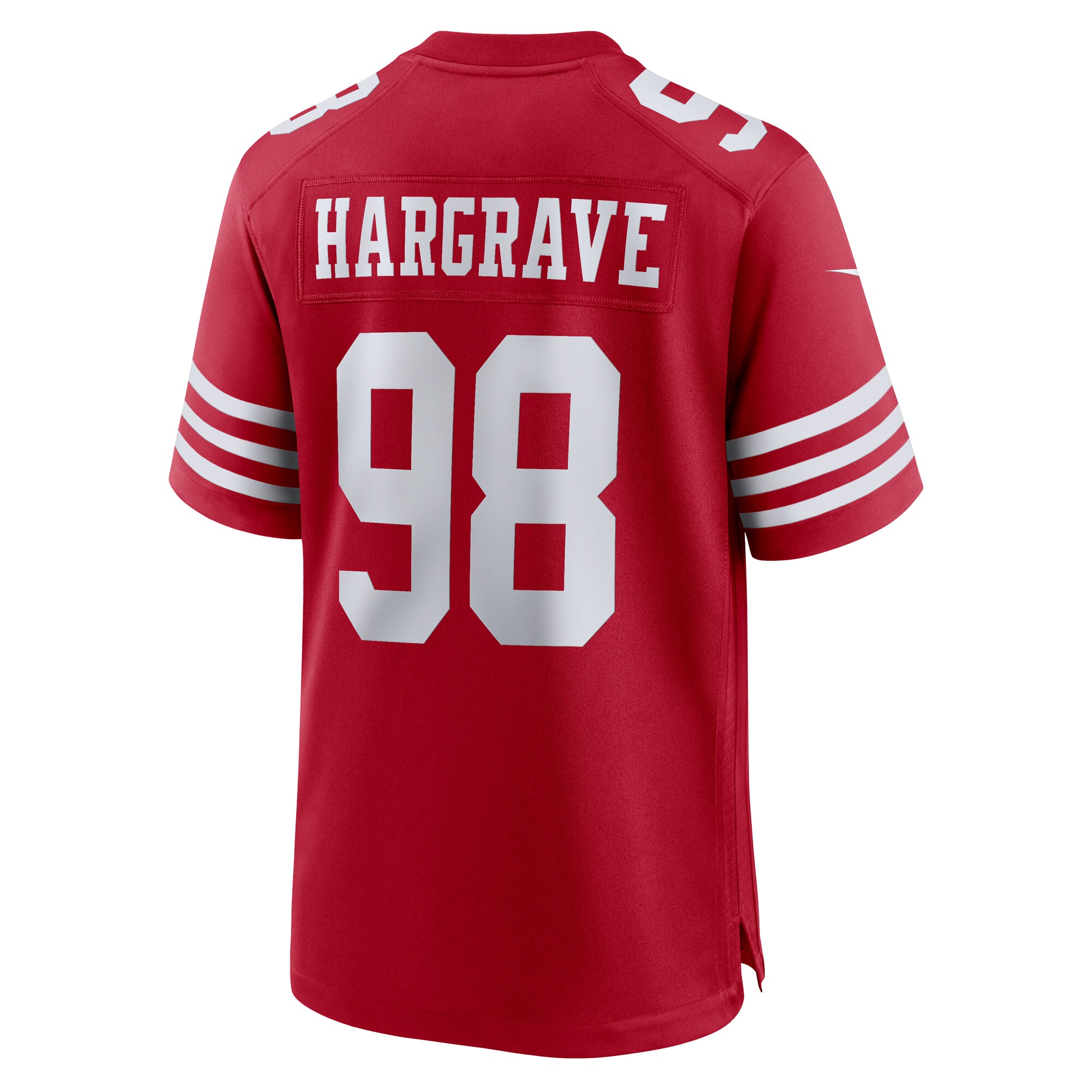 San Francisco 49ers Javon Hargrave Scarlet Game Player NFL Jersey Men's