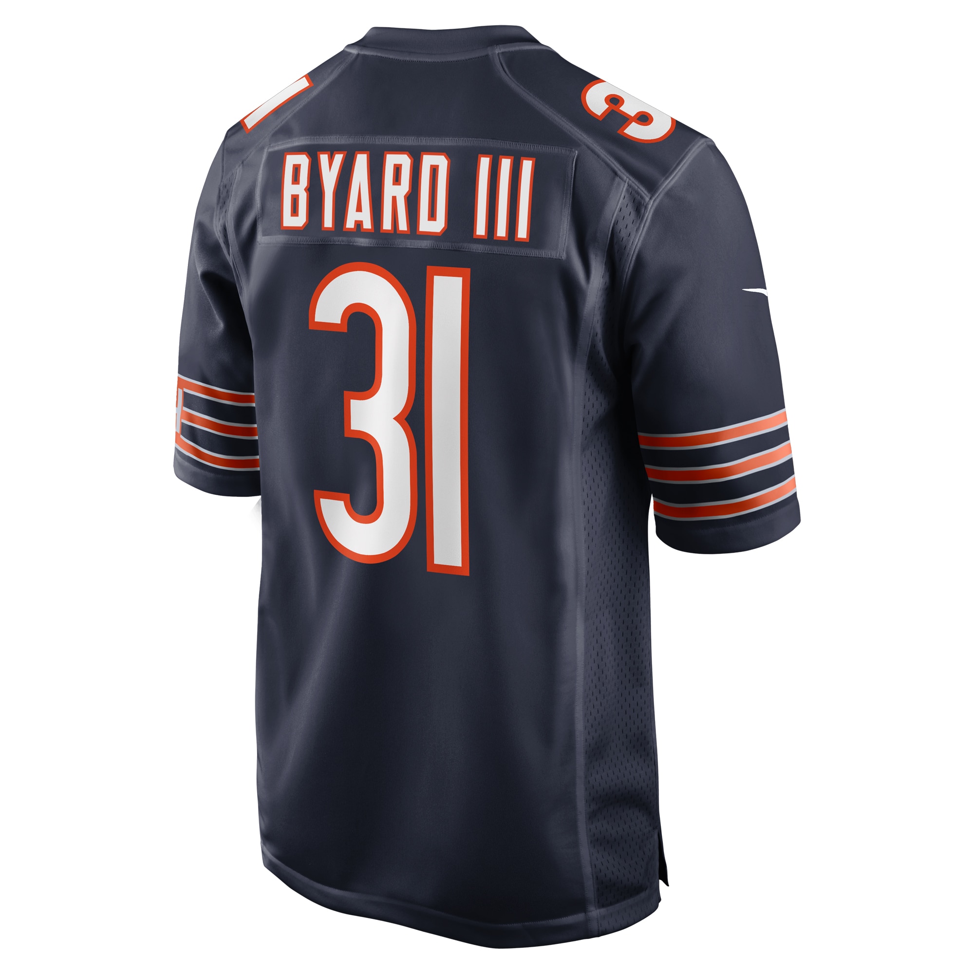 Chicago Bears Kevin Byard III Navy Game NFL Jersey Men's