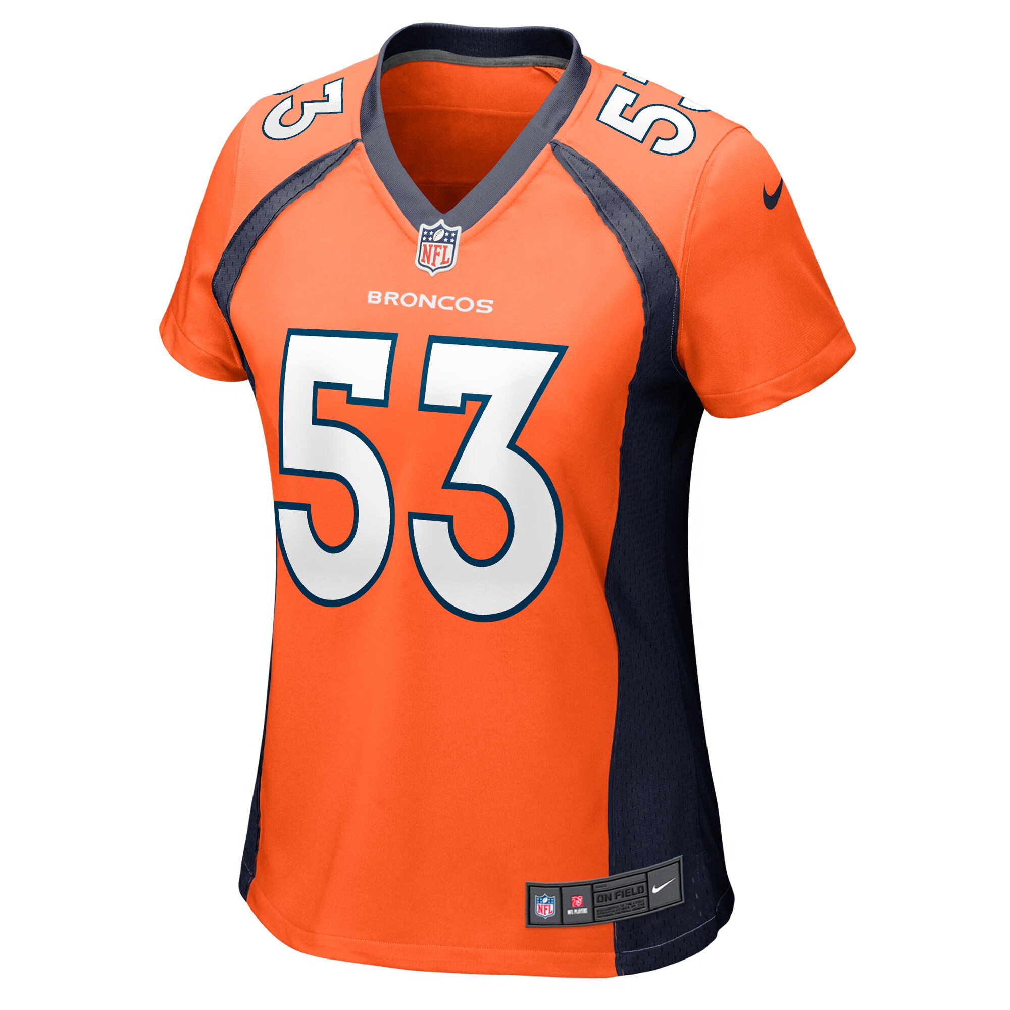 Denver Broncos Randy Gradishar Orange Retired Player Game NFL Jersey Women's