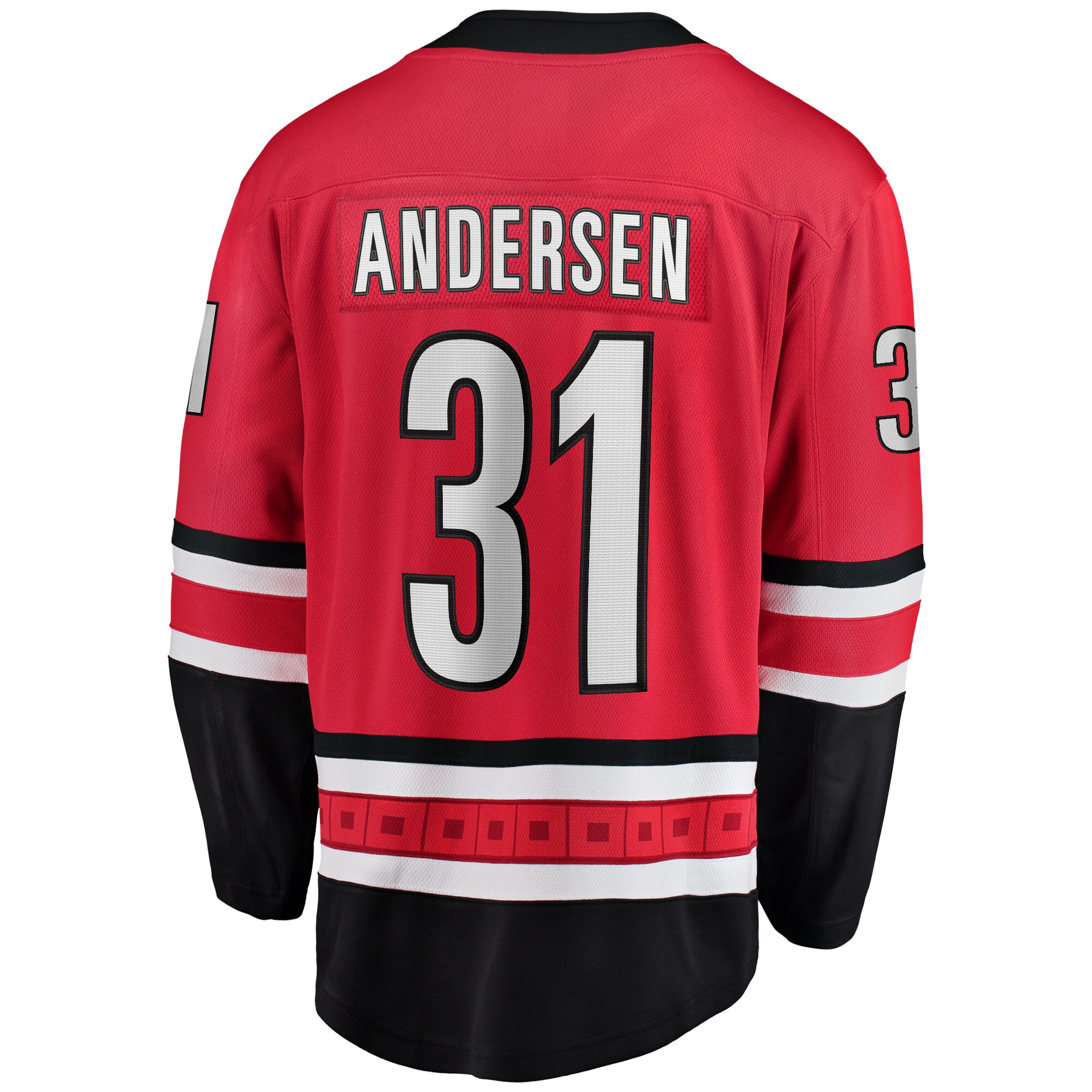 Carolina Hurricanes Frederik Andersen Red Alternate Breakaway Player NHL Jersey Men's