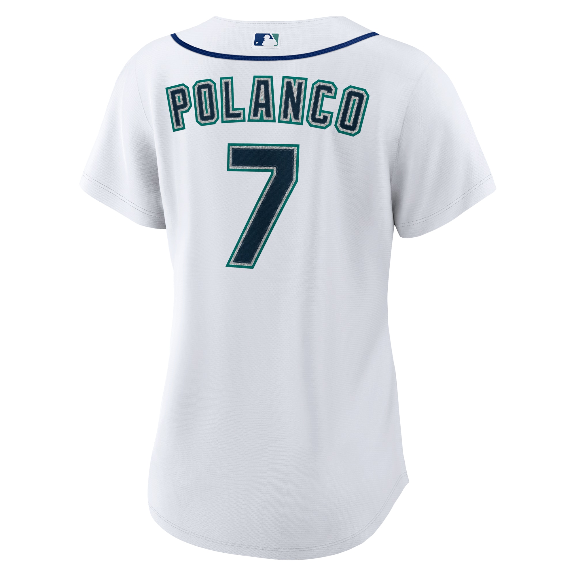 Seattle Mariners Jorge Polanco White Home MLB Jersey Women's