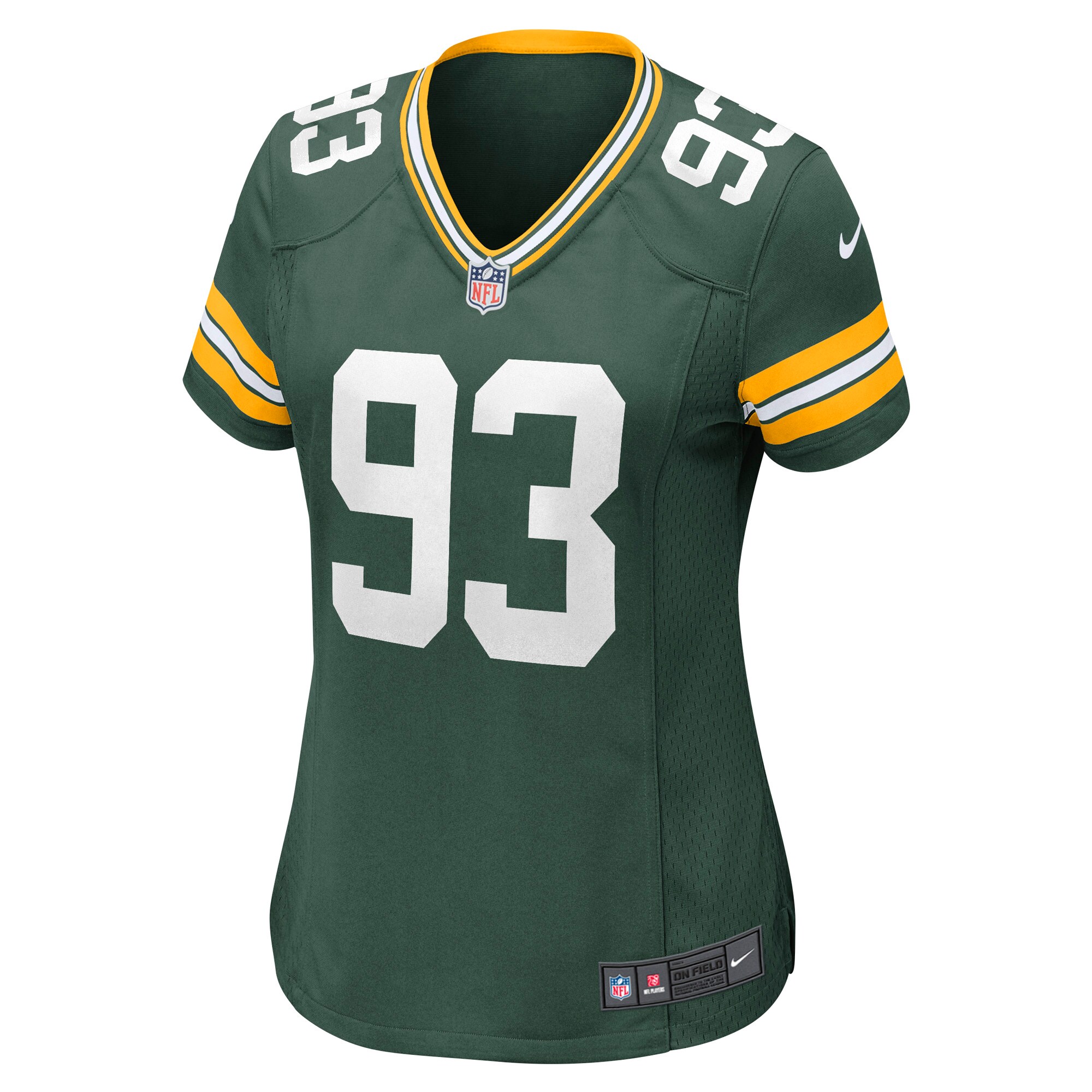 Green Bay Packers T.J. Slaton Green Game NFL Jersey Women's