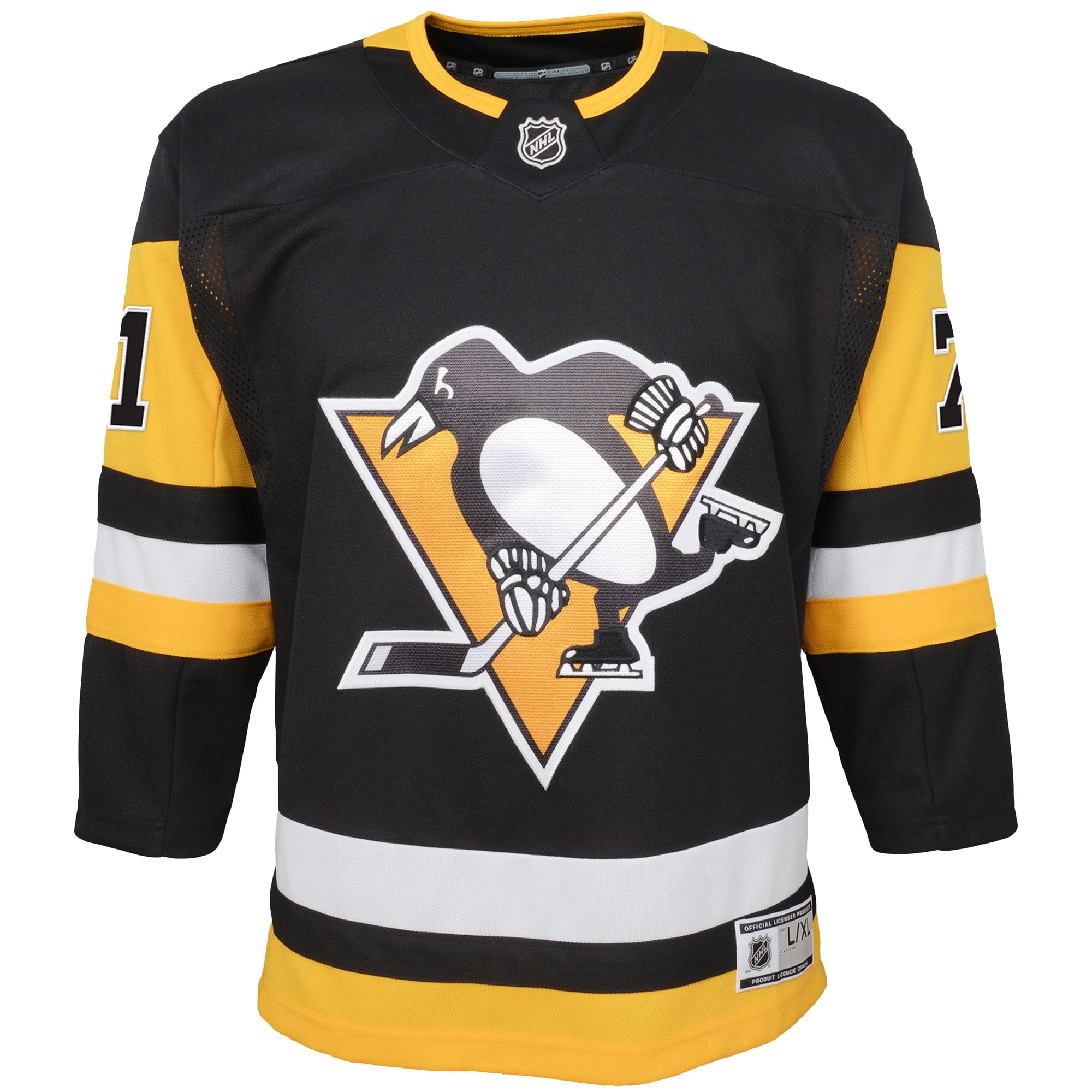 Pittsburgh Penguins Evgeni Malkin Black Home Premier Player NHL Jersey Youth