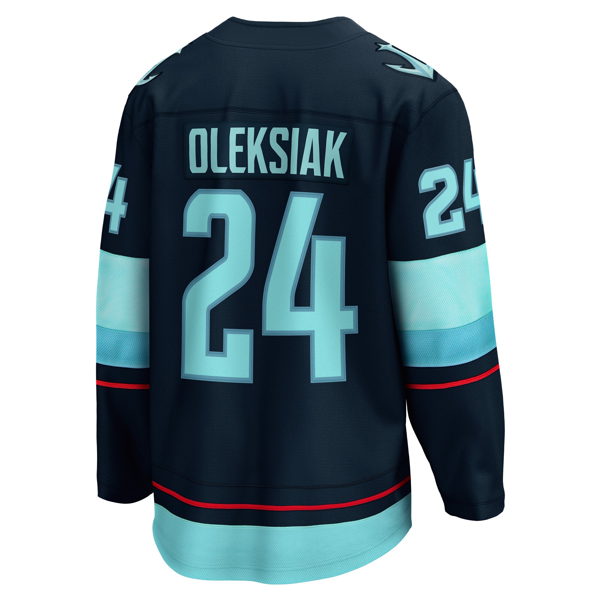 Seattle Kraken Jamie Oleksiak Deep Sea Blue Home Breakaway Player NHL Jersey Men's