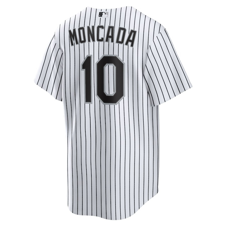 Yoan Moncada 10 Chicago White Sox Home Limited Player White MLB Jersey Men's