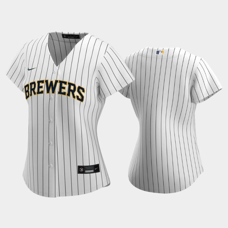 Milwaukee Brewers Alternate White MLB Jersey Women's