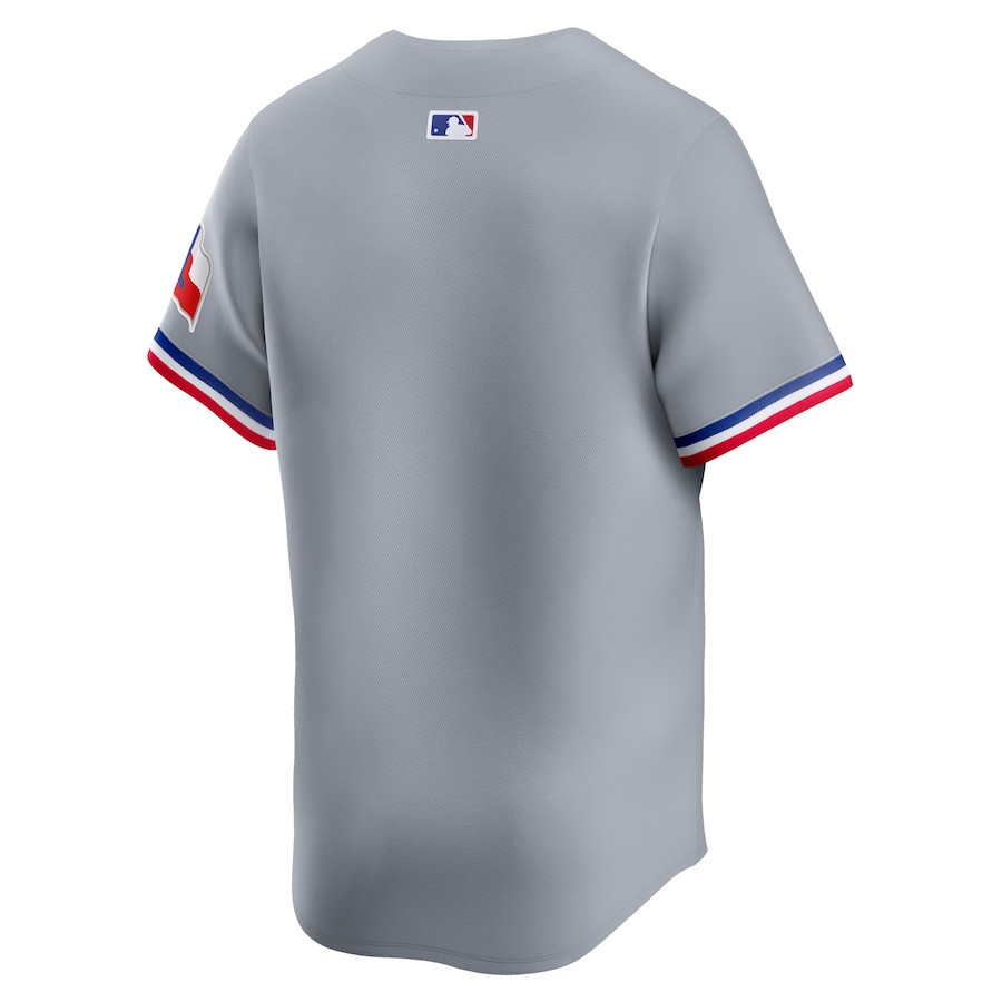 Texas Rangers Away Limited Gray MLB Jersey Men's