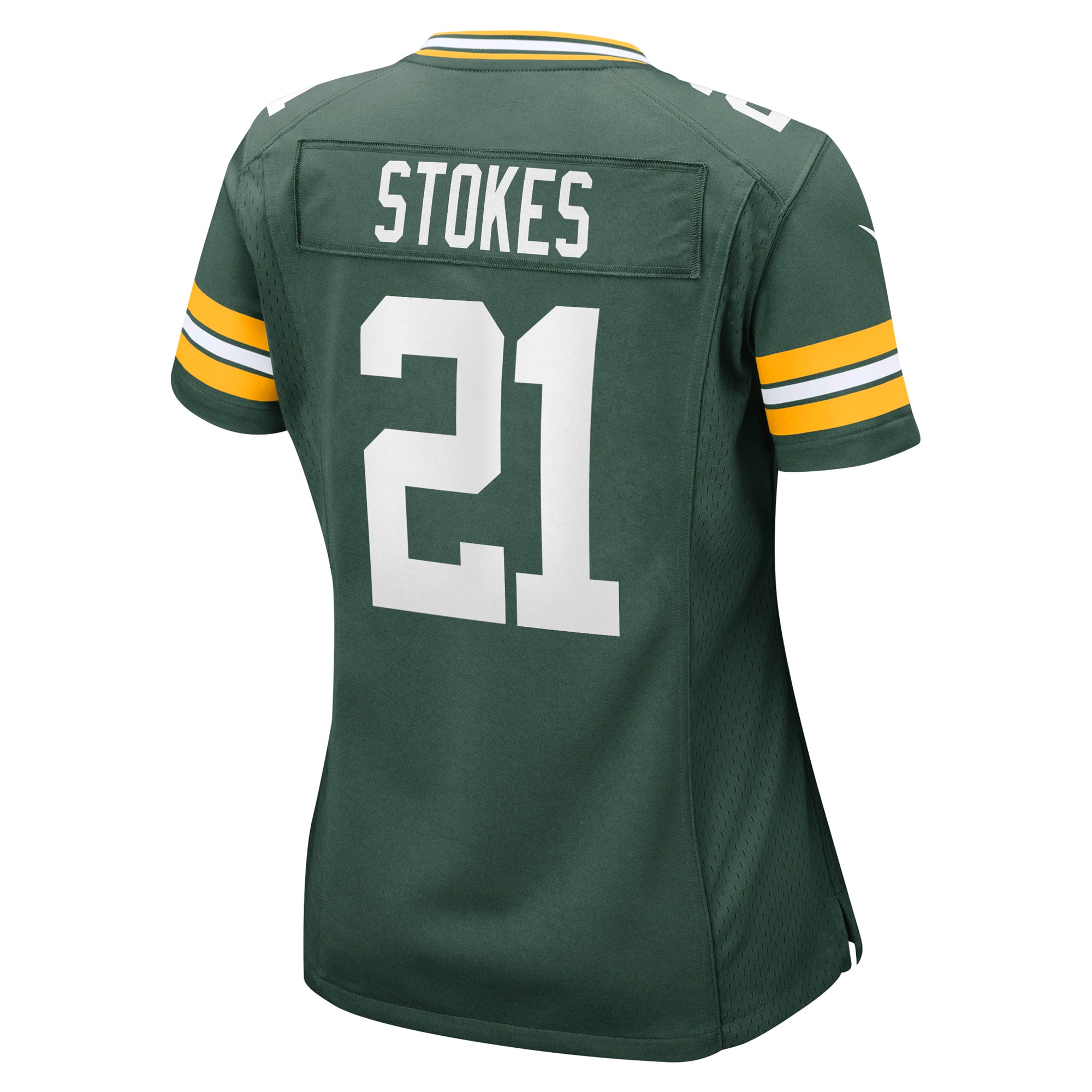Green Bay Packers Eric Stokes Green Game NFL Jersey Women's