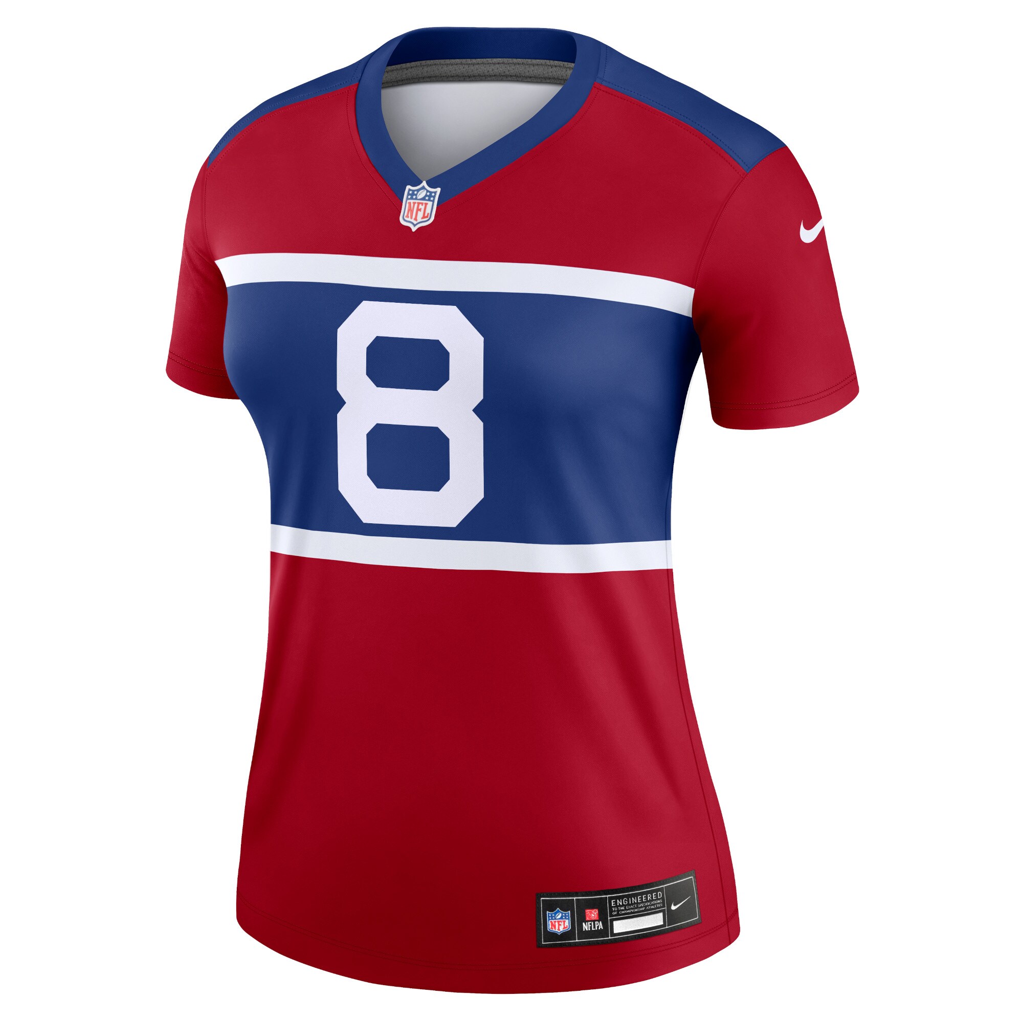 New York Giants Daniel Jones Red Alternate Legend Player Performance Top NFL Jersey Women's