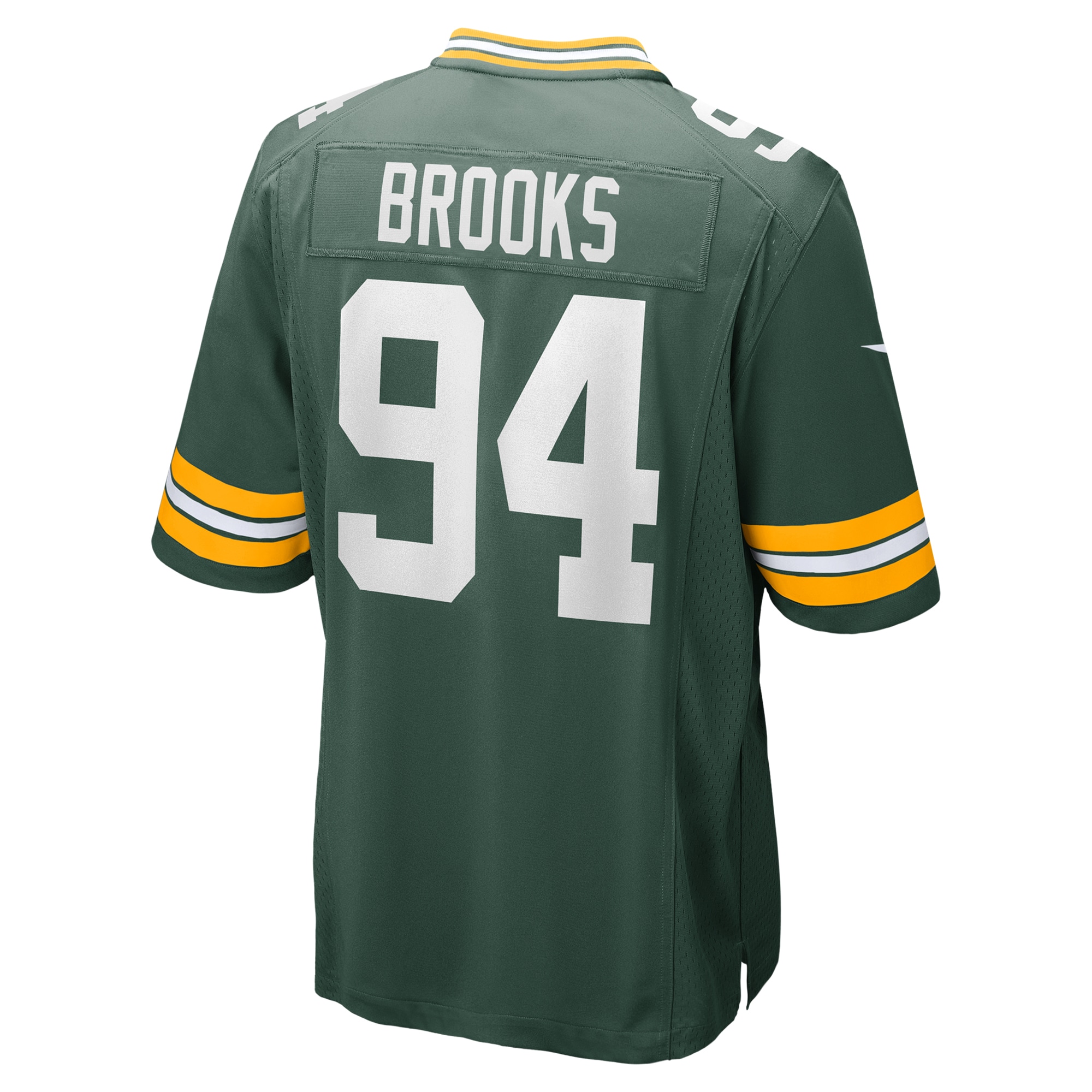 Green Bay Packers Karl Brooks Green Game NFL Jersey Men's