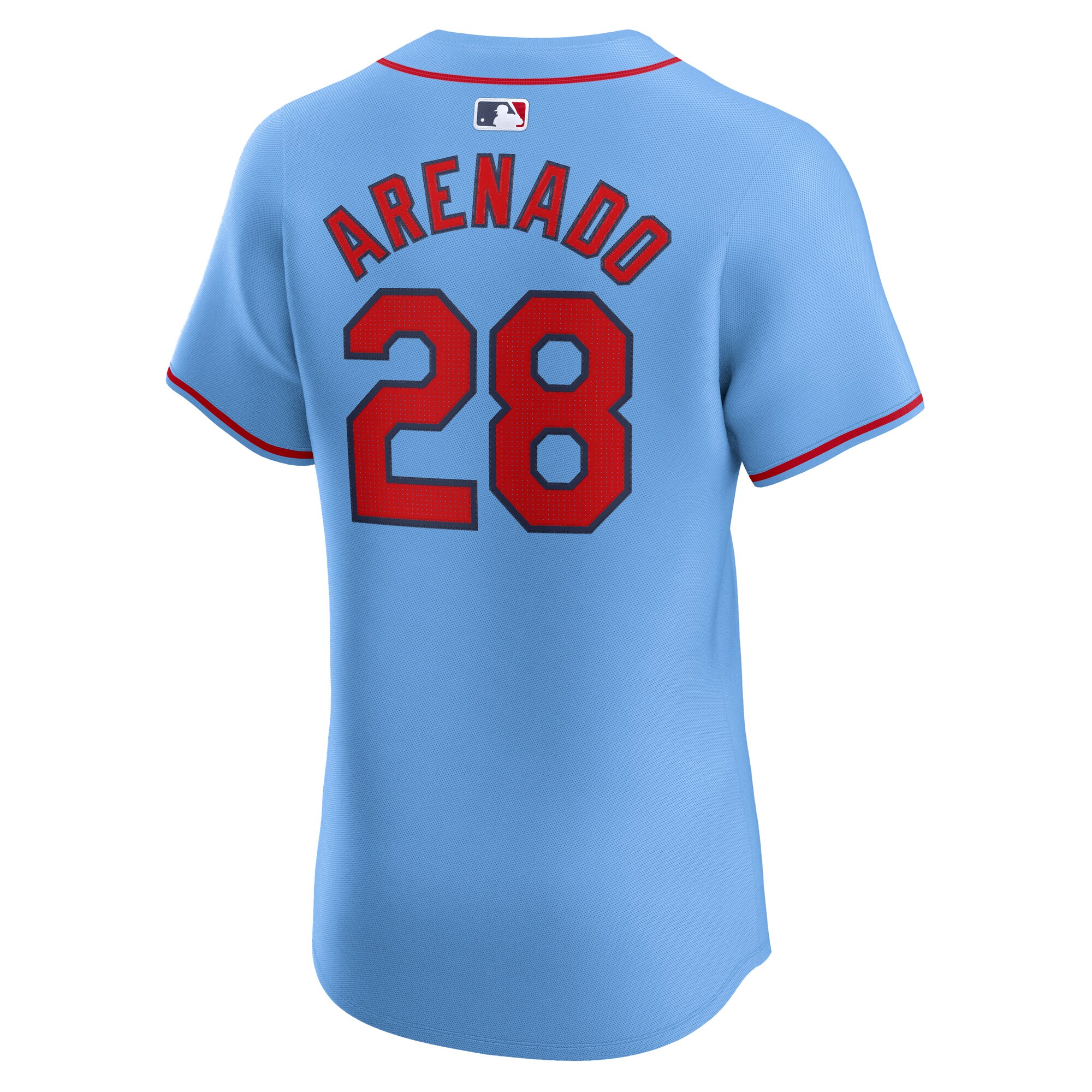 St. Louis Cardinals Nolan Arenado Light Blue Alternate Elite Player MLB Jersey Men's