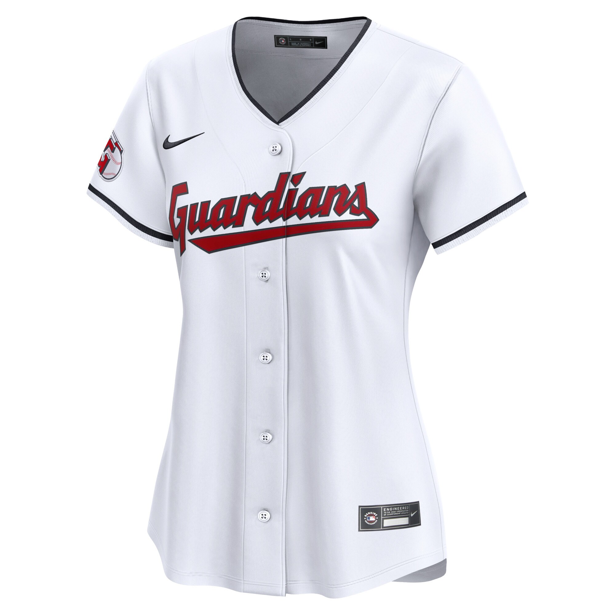 Cleveland Guardians White Home Limited MLB Jersey Women's
