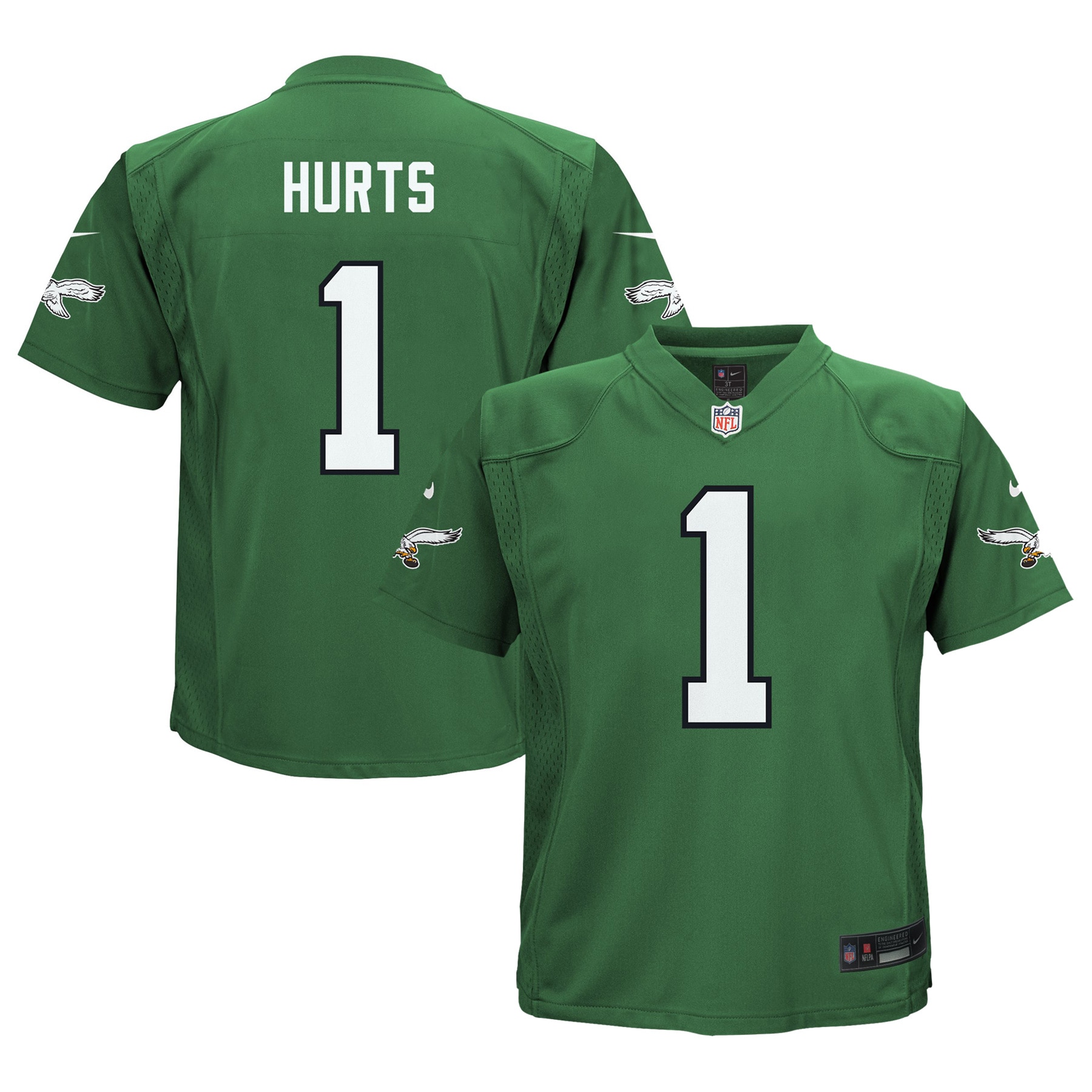Jalen Hurts Philadelphia Eagles Nike Infant Alternate Game Jersey - Kelly Green