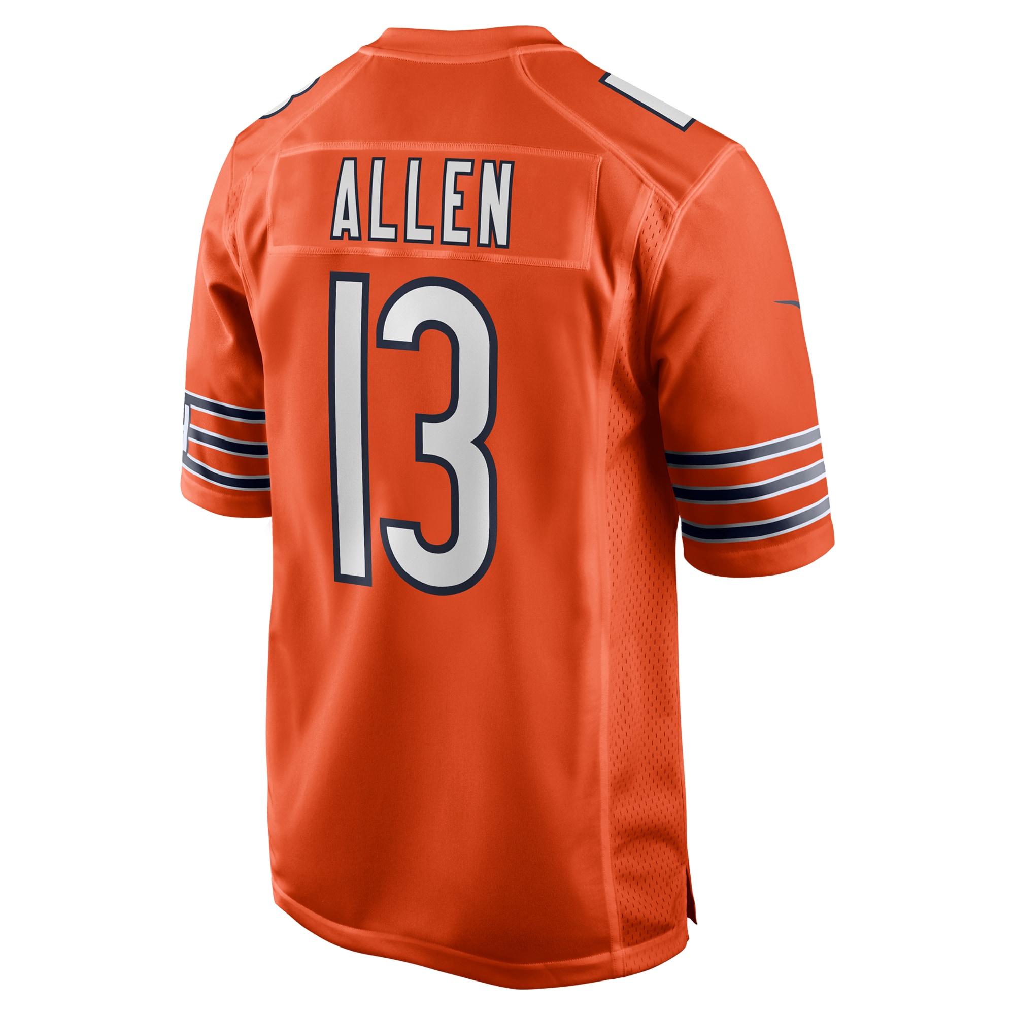 Chicago Bears Keenan Allen Orange Alternate Game NFL Jersey Men's