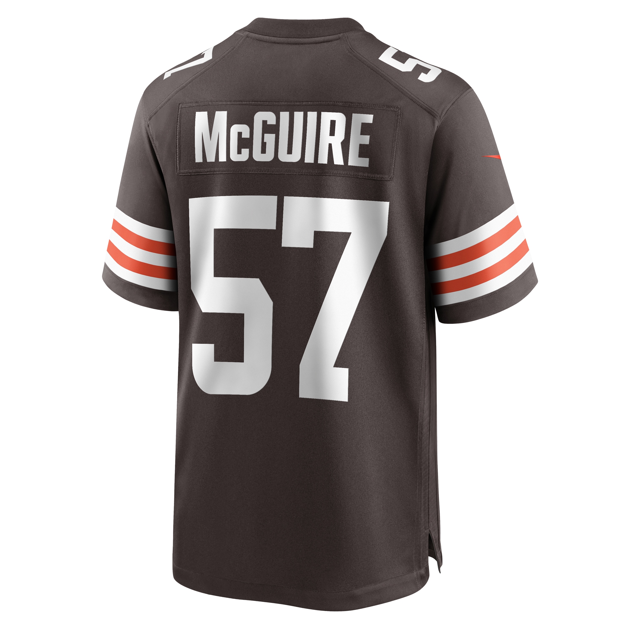 Cleveland Browns Isaiah McGuire Brown Team Game NFL Jersey Men's