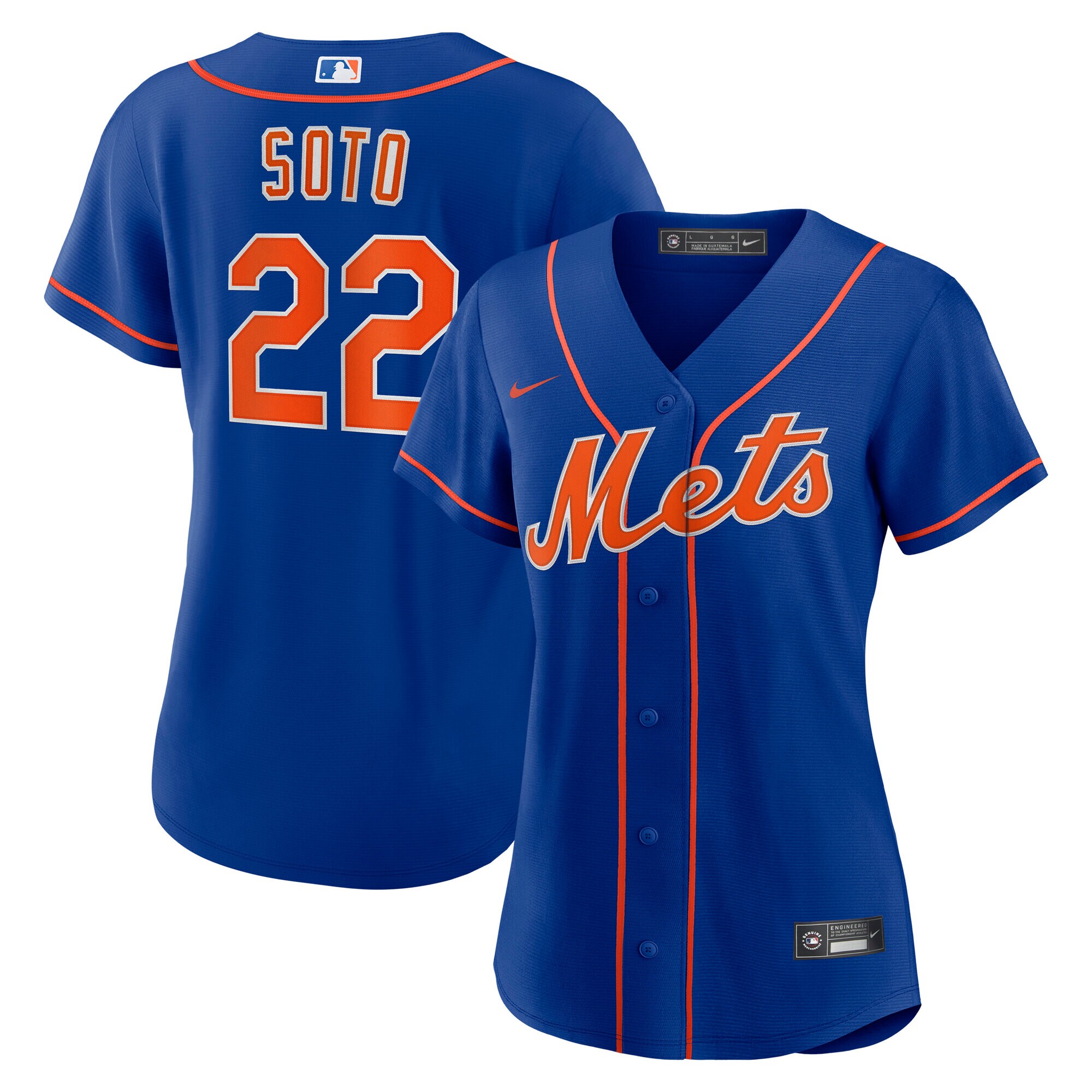 New York Mets Juan Soto Royal Alternate MLB Jersey Women's