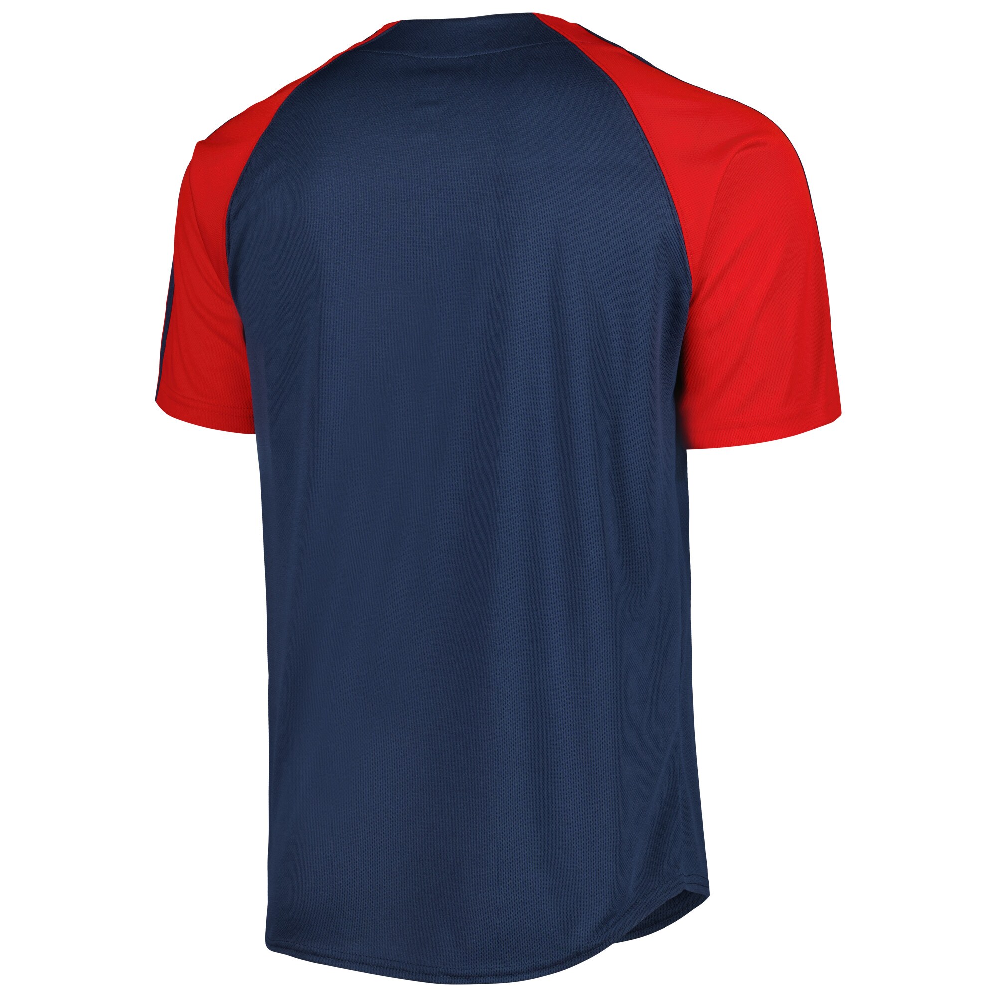 Boston Red Sox Stitches Navy Button-Down Raglan Fashion MLB Jersey Men's