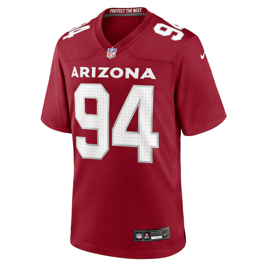 Carlos Watkins 94 Arizona Cardinals Team Game Cardinal NFL Jersey Men's