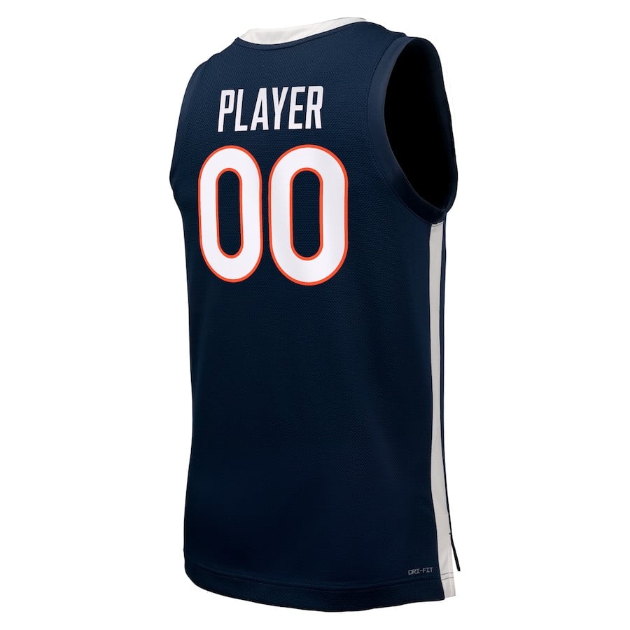 Virginia Cavalier Unisex NIL Custom Navy NCAA Jersey Unisex