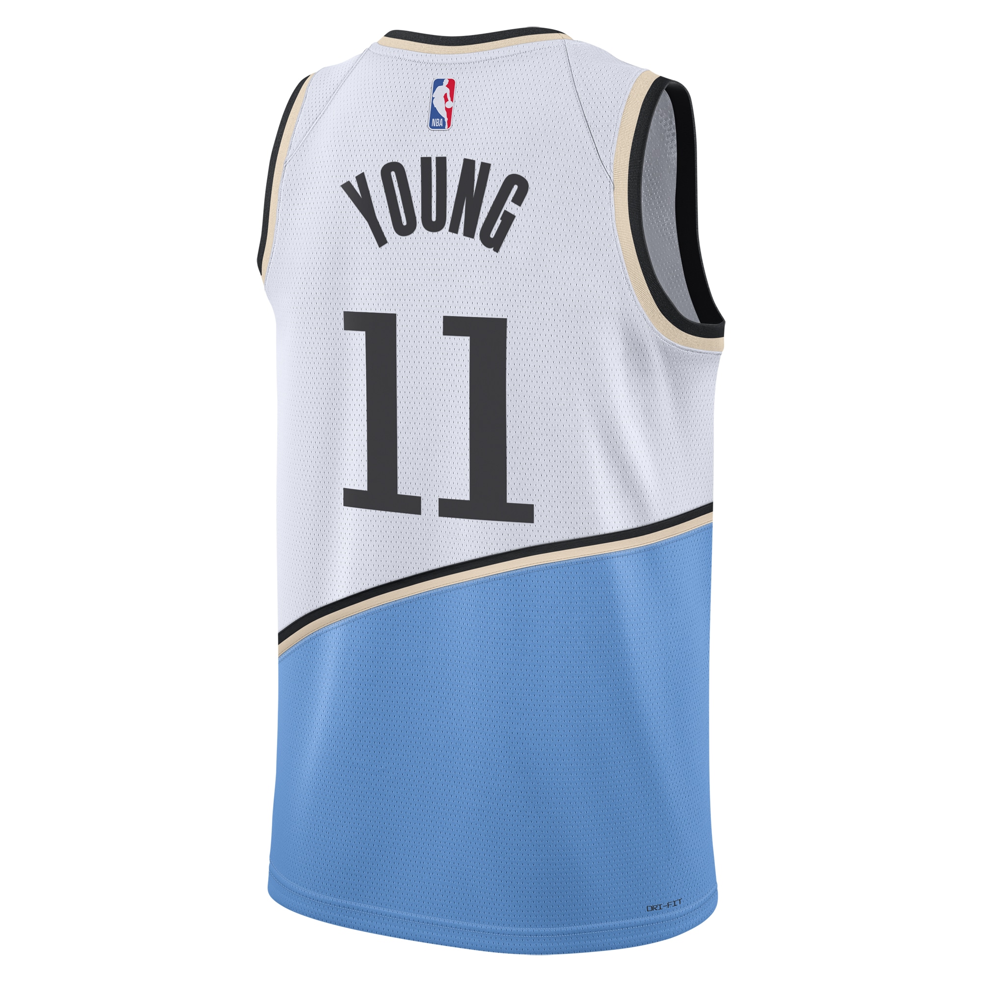 Camiseta City Edition Swingman de los Atlanta Hawks 2024 Blanca Trae Youn Unisex NBA Jersey Unisex