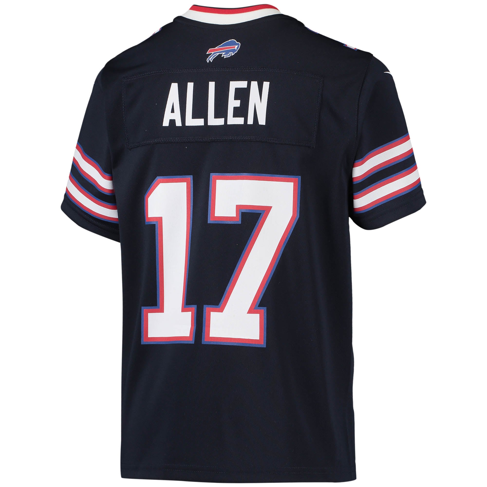 Buffalo Bills Josh Allen Navy Inverted Team Game NFL Jersey Youth