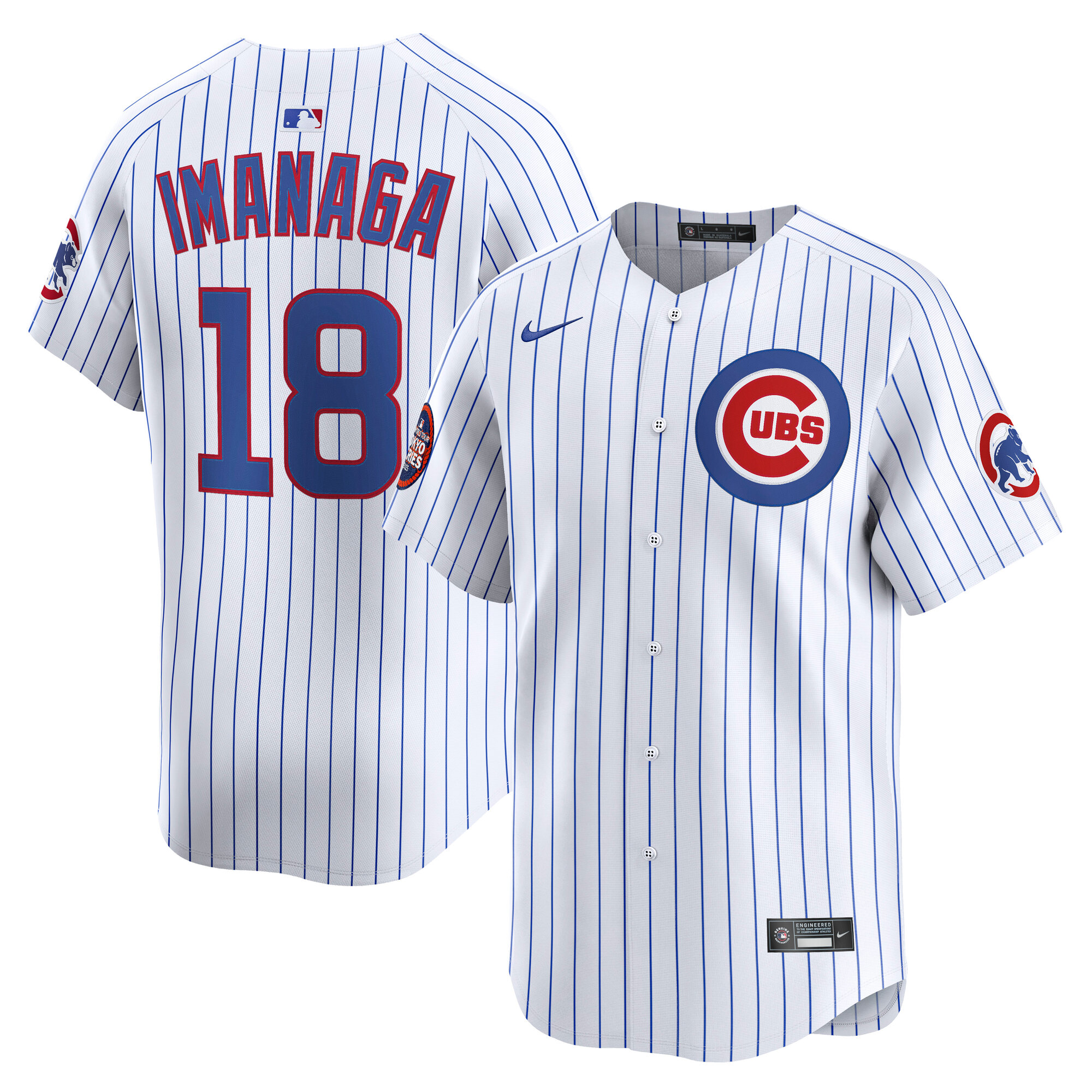 Chicago Cubs Shota Imanaga White 2025 World Tour: Tokyo Series Home Limited Player MLB Jersey Men's