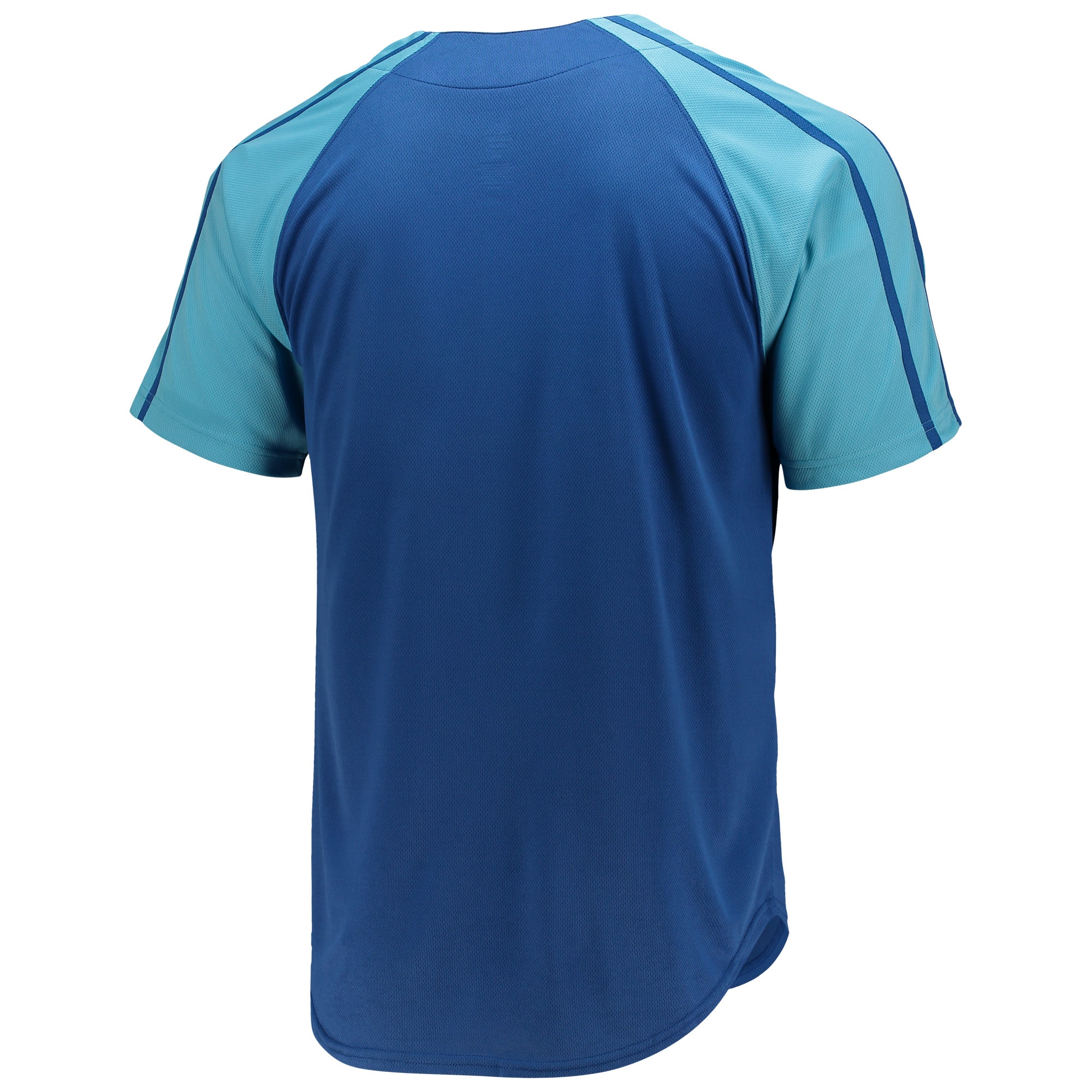 Kansas City Royals Stitches Royal Button-Down Raglan MLB Jersey Men's