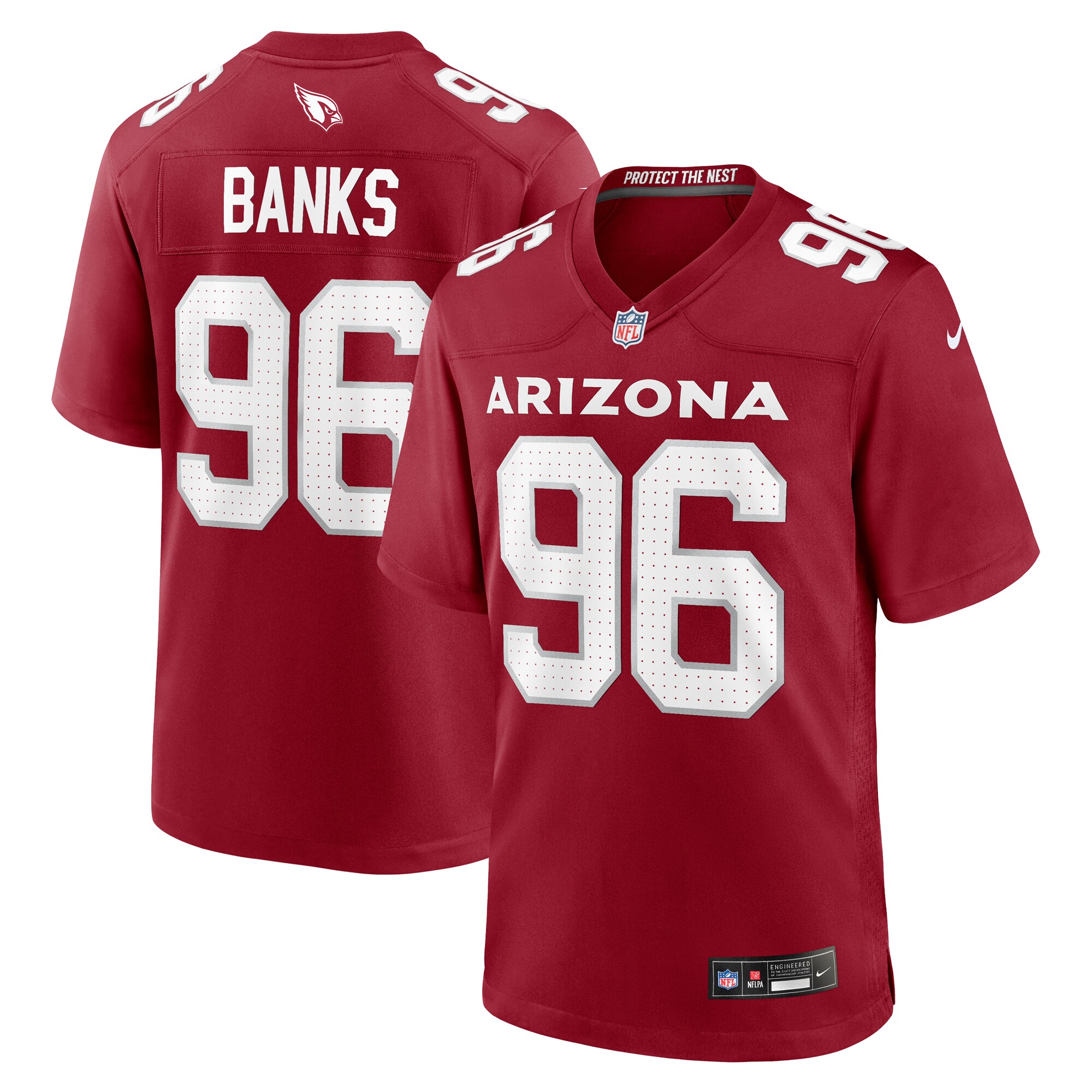 Arizona Cardinals Eric Banks Cardinal Game NFL Jersey Men's