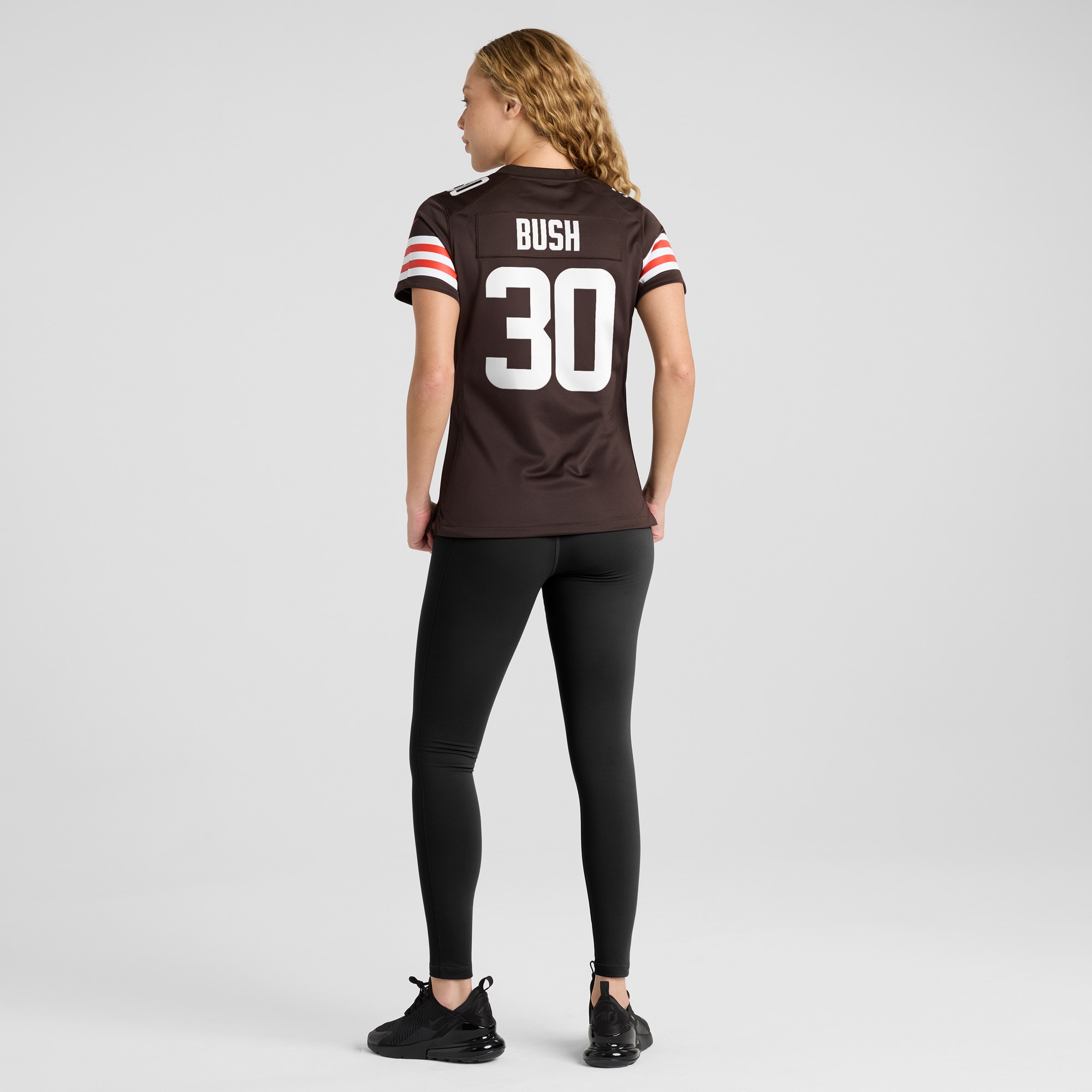 Cleveland Browns Devin Bush Brown Game NFL Jersey Women's