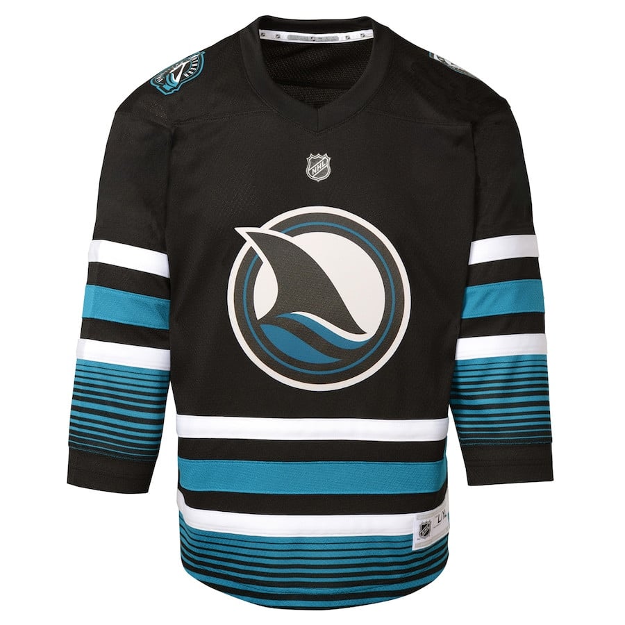 San Jose Sharks Alternate Black NHL Jersey Youth