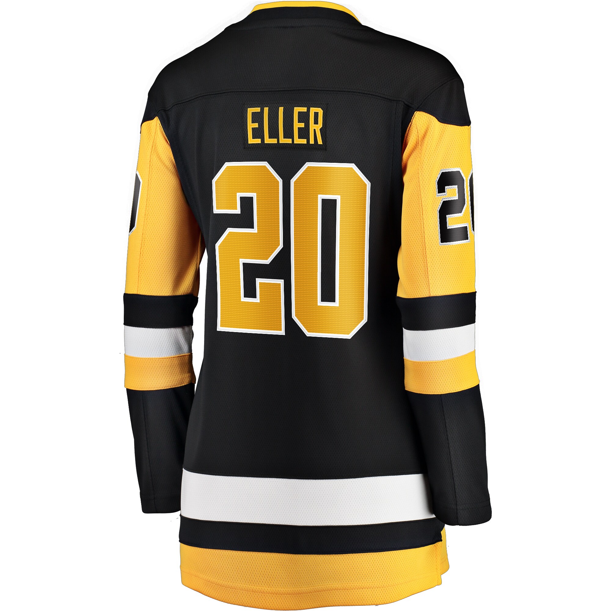 Pittsburgh Penguins Lars Eller Black Home Breakaway Player NHL Jersey Women's