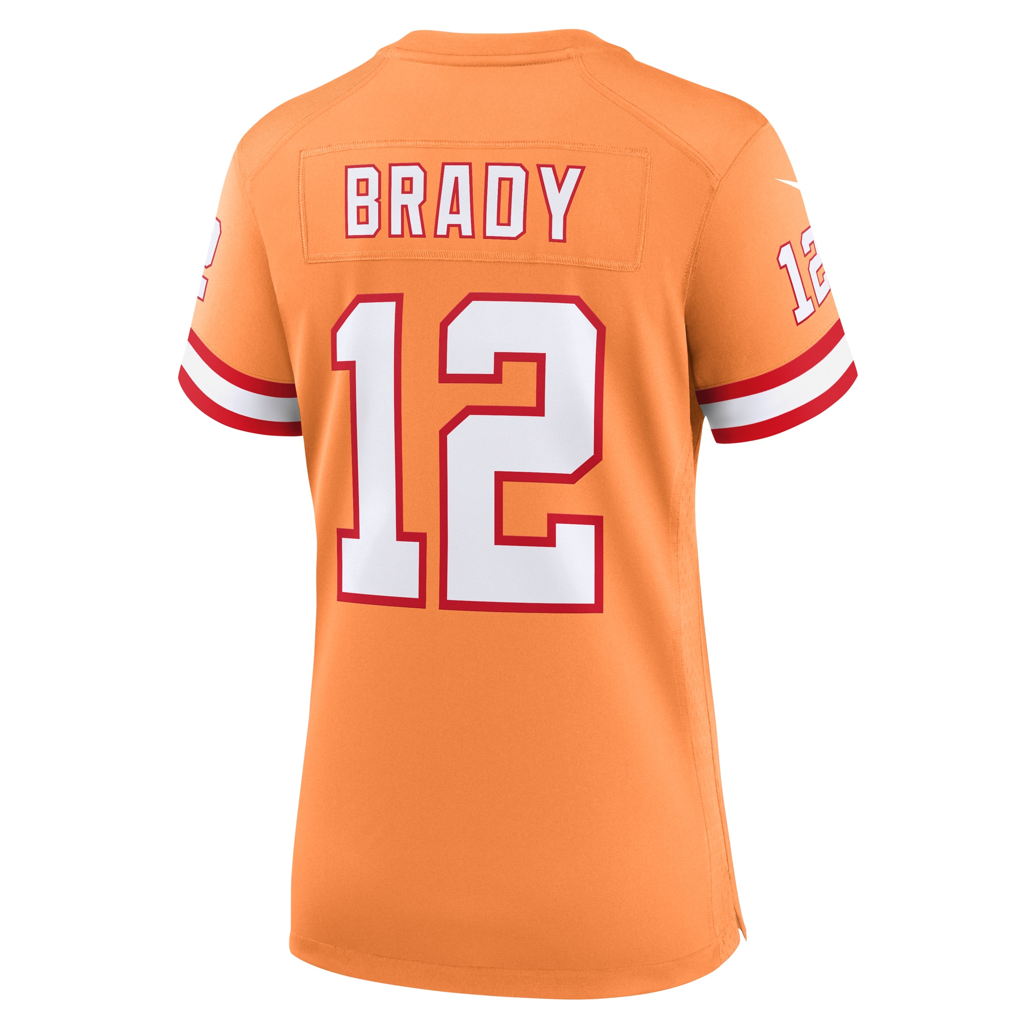 Tampa Bay Buccaneers Tom Brady Orange Player NFL Jersey Women's